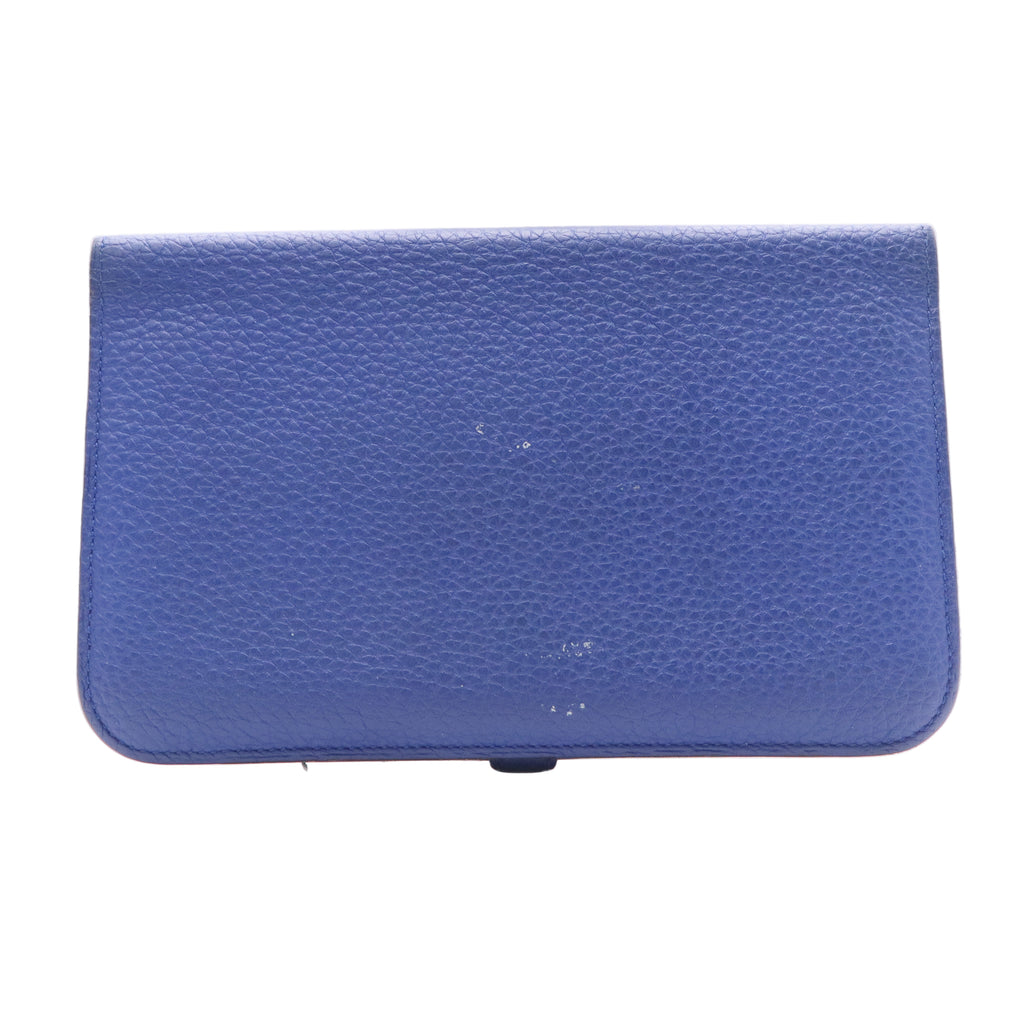 Ocean Blue Leather Dogon Wallet twins