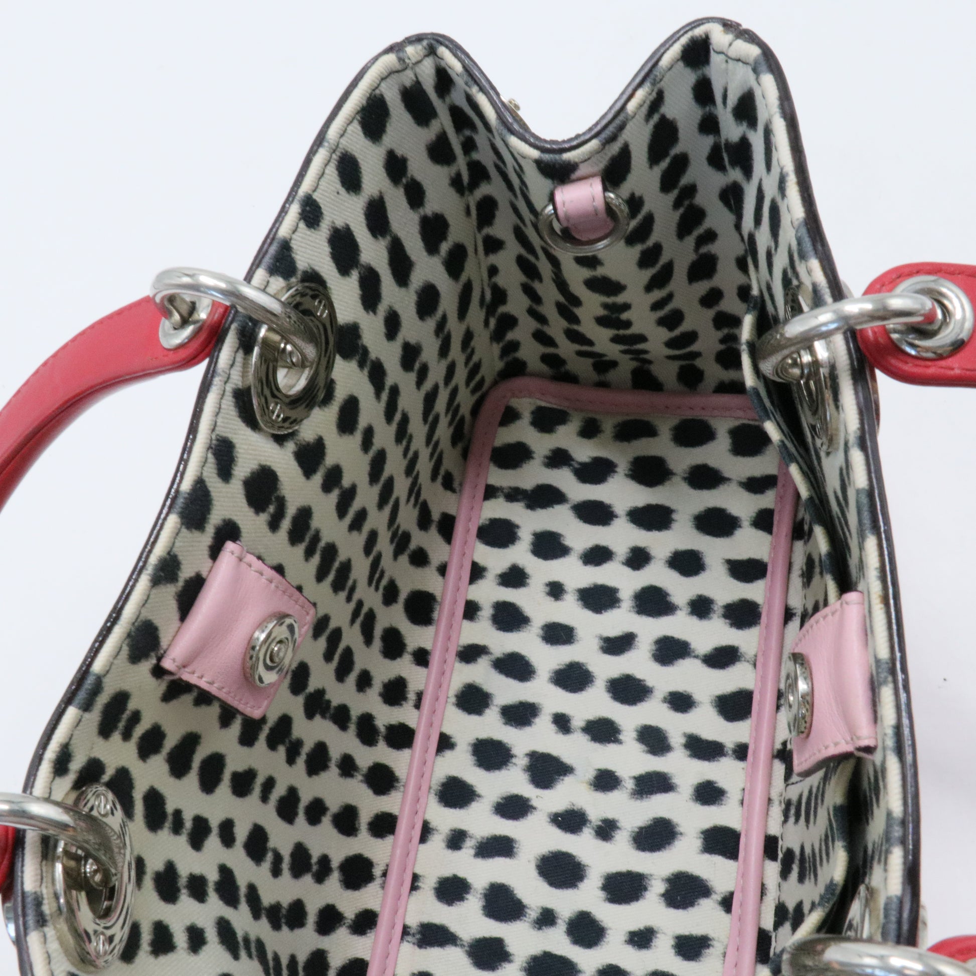 Python-Trimmed Small Diorissimo Bag