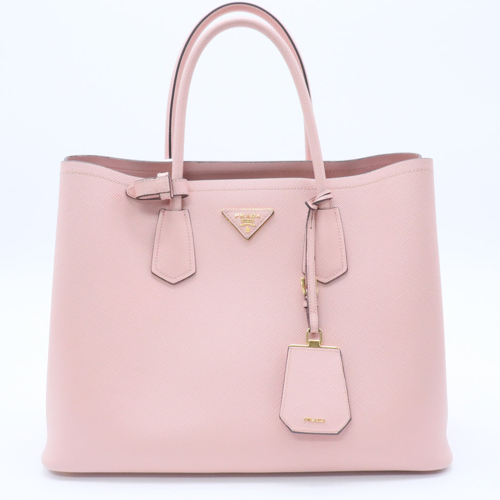 Saffiano Cuir Medium Double Bag twins