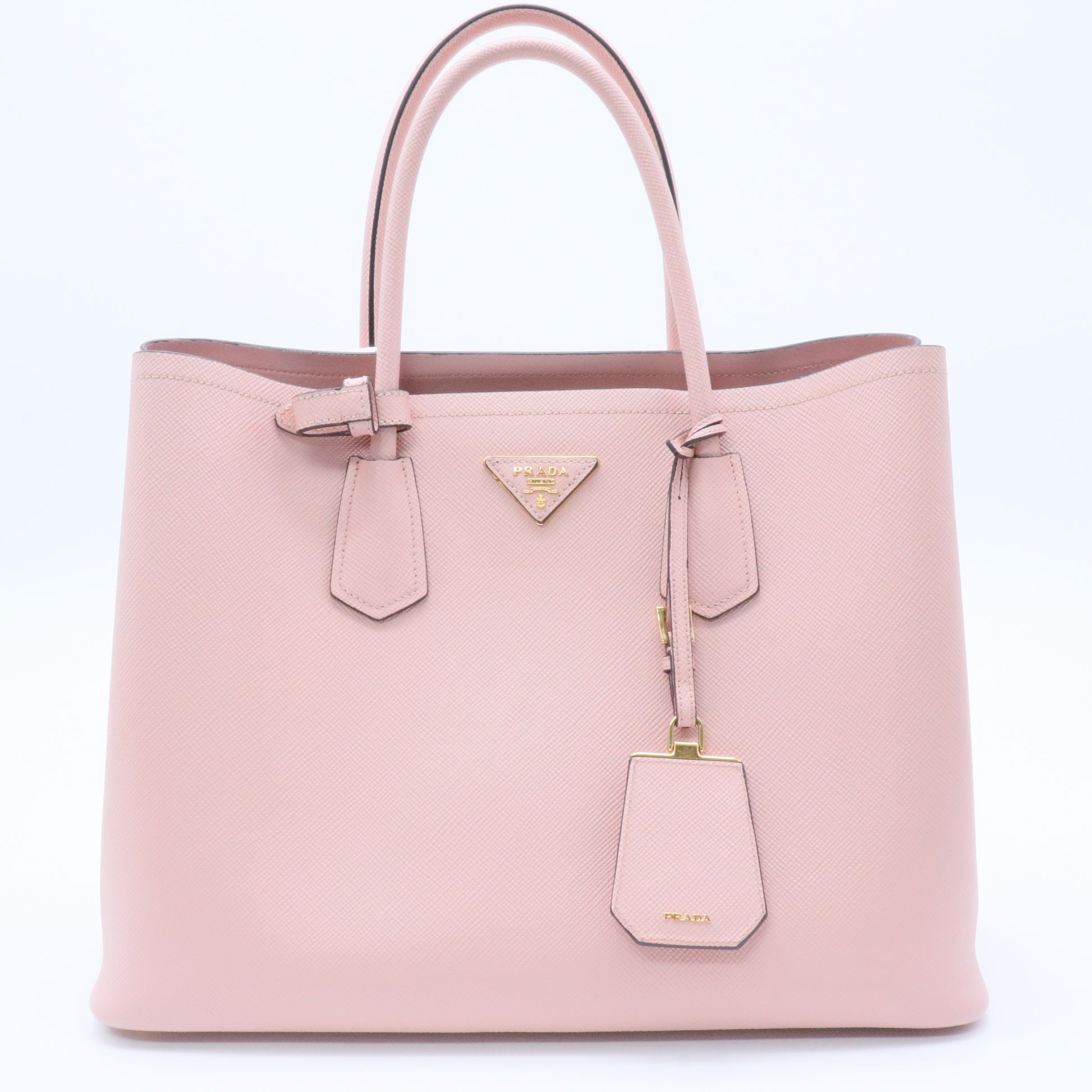 Saffiano Cuir Medium Double Bag twins