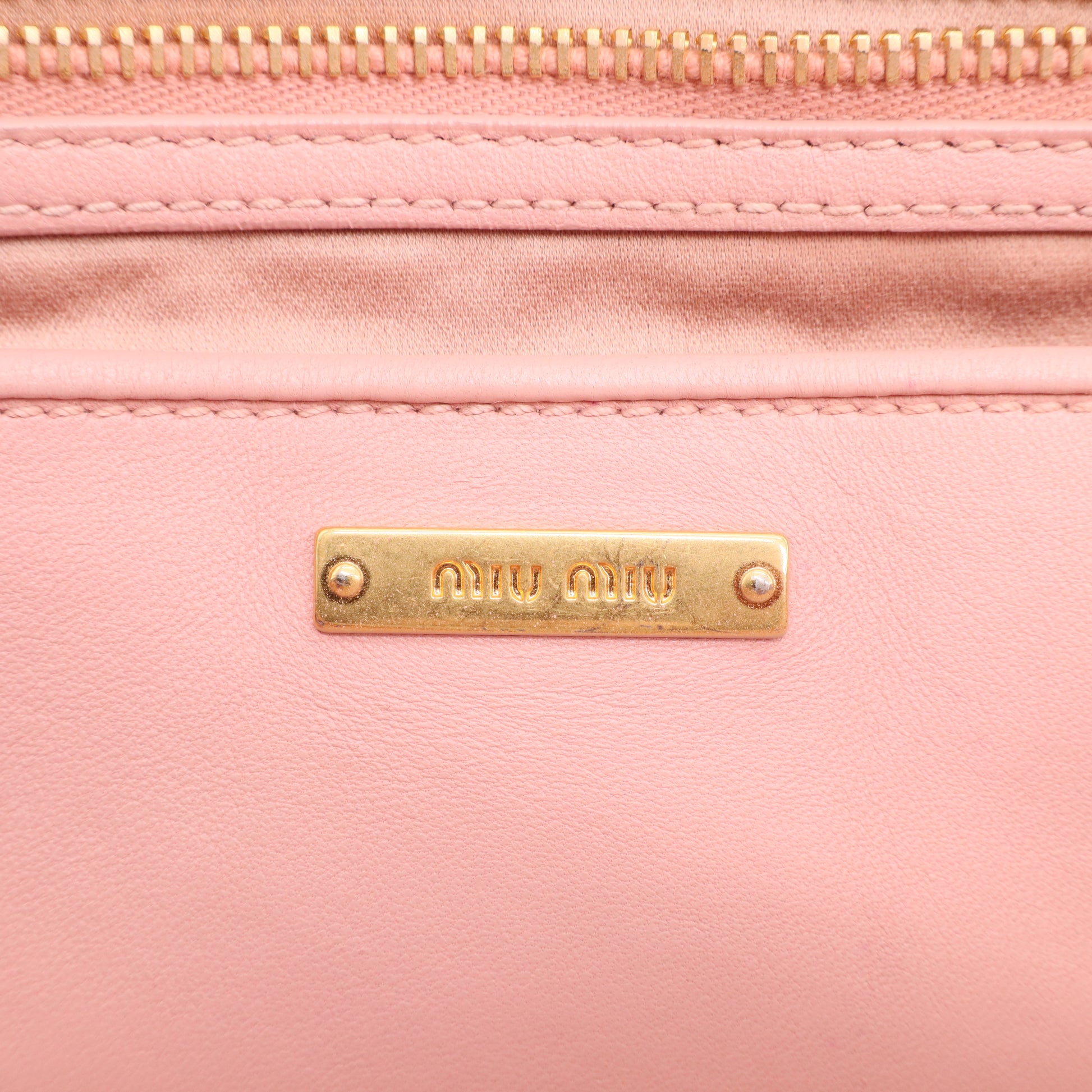 Nappa Matelasse Lux Mini Crossbody Tote Peonia