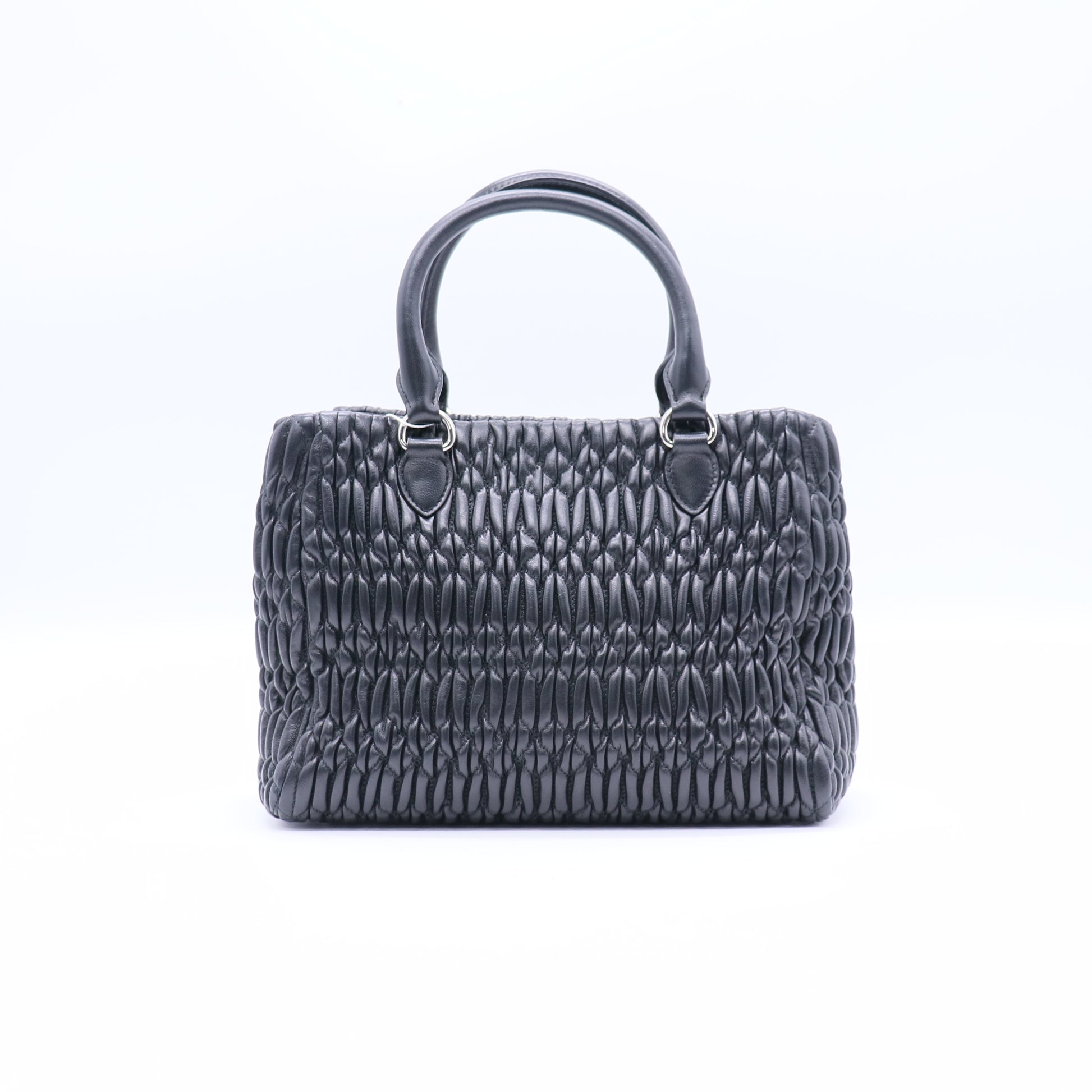 Crystal Convertible Tote Matelasse Leather Small Twins LDJ3781