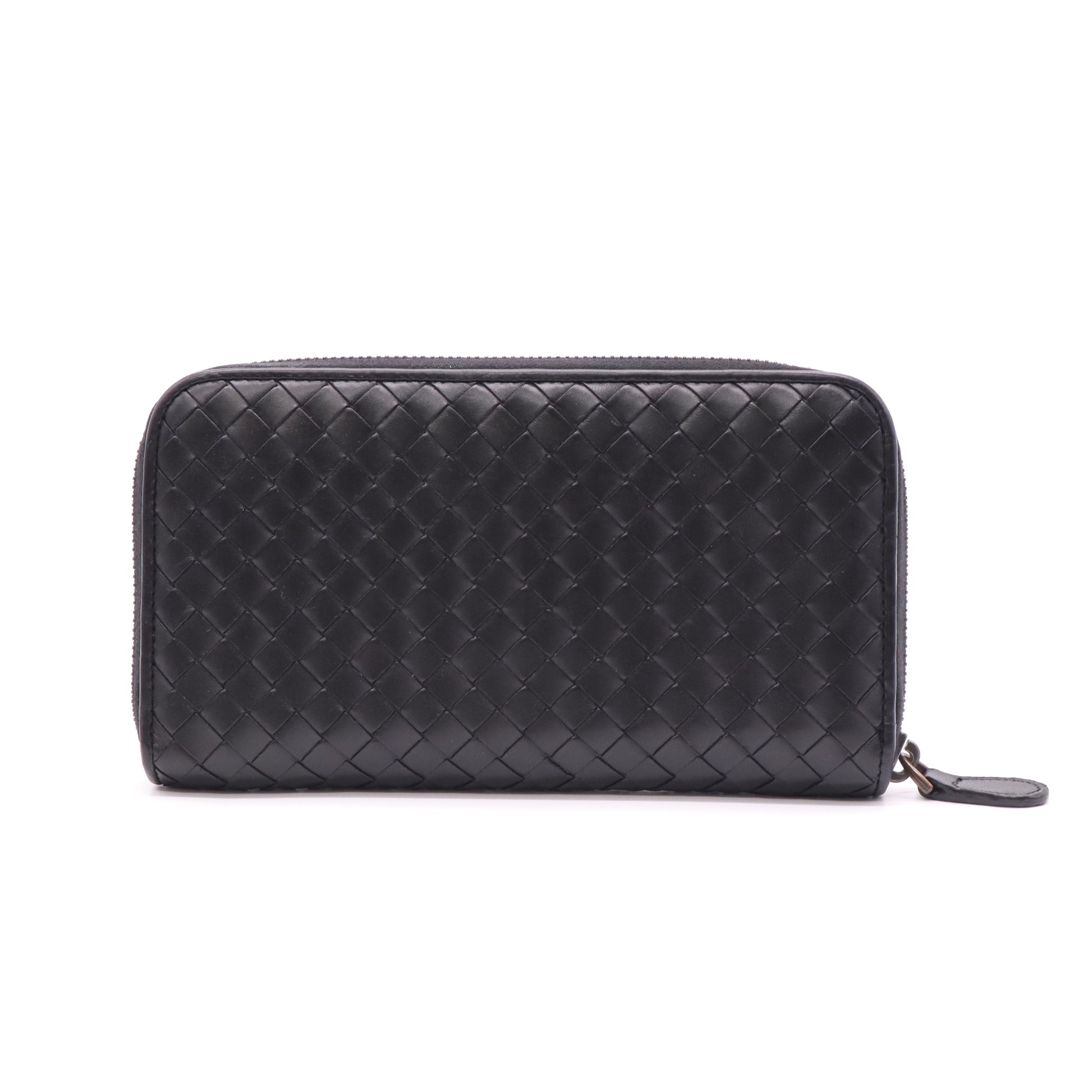 Bottega Veneta Intrecciato Zip-Around Wallet W22072