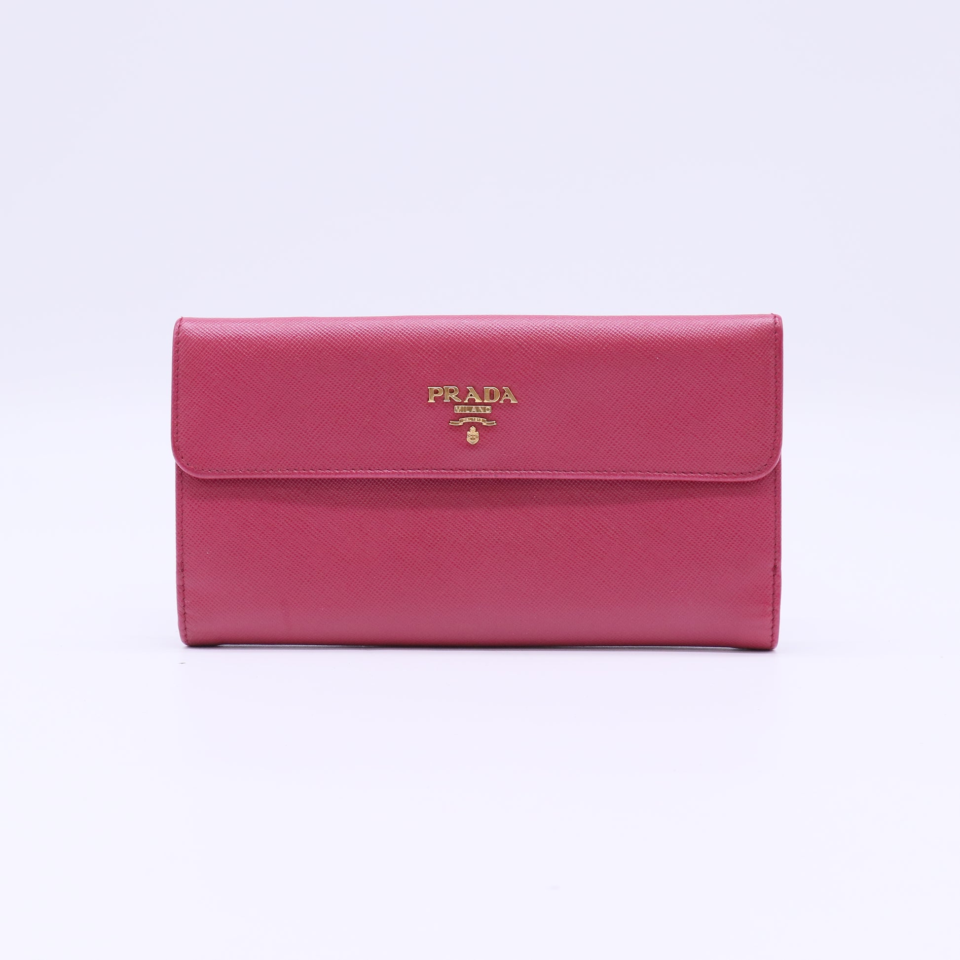 Prada Large Saffiano Leather Wallet W21792