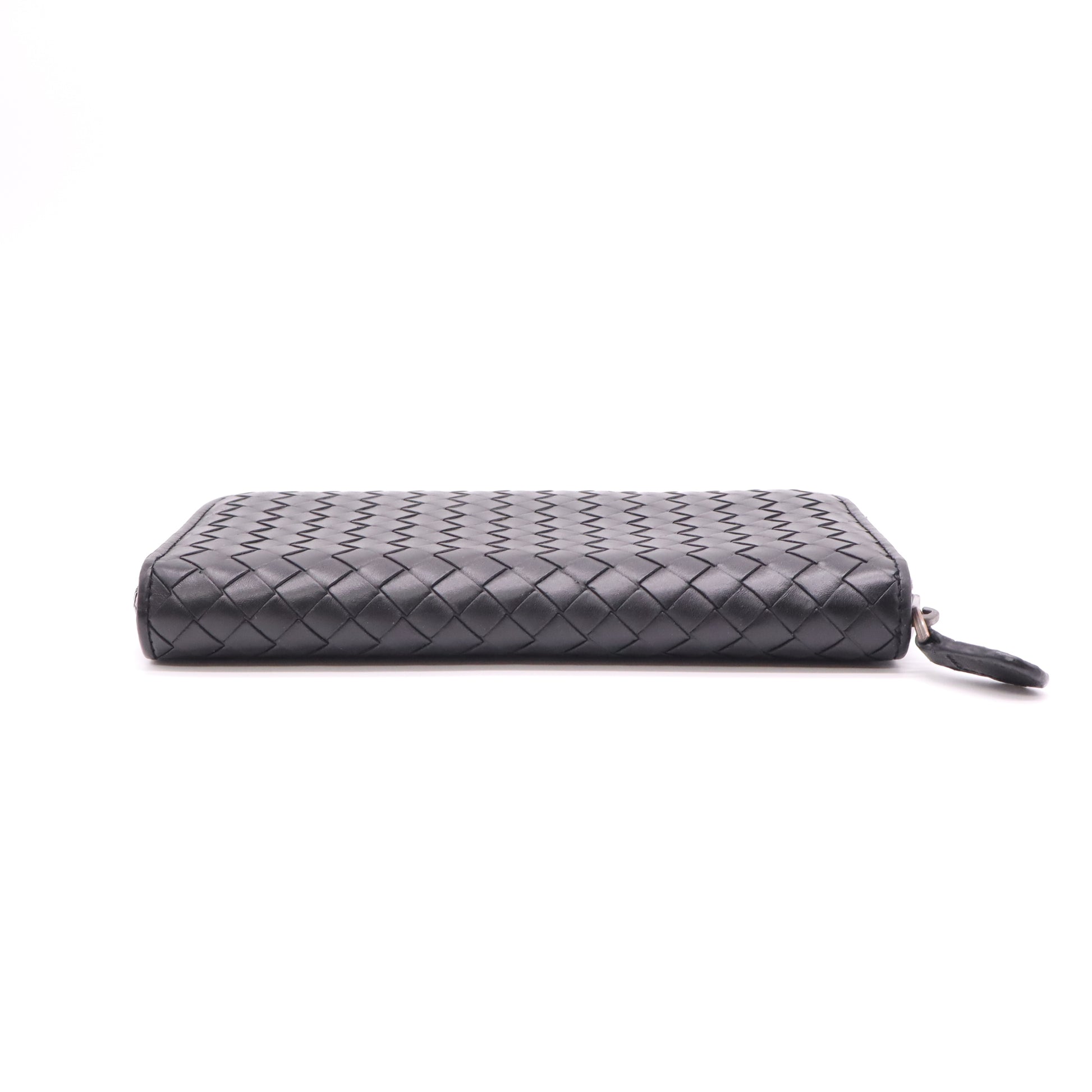 Bottega Veneta Intrecciato Zip-Around Wallet W22072