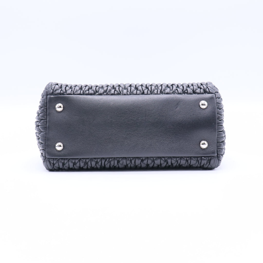 Crystal Convertible Tote Matelasse Leather Small Twins LDJ3781