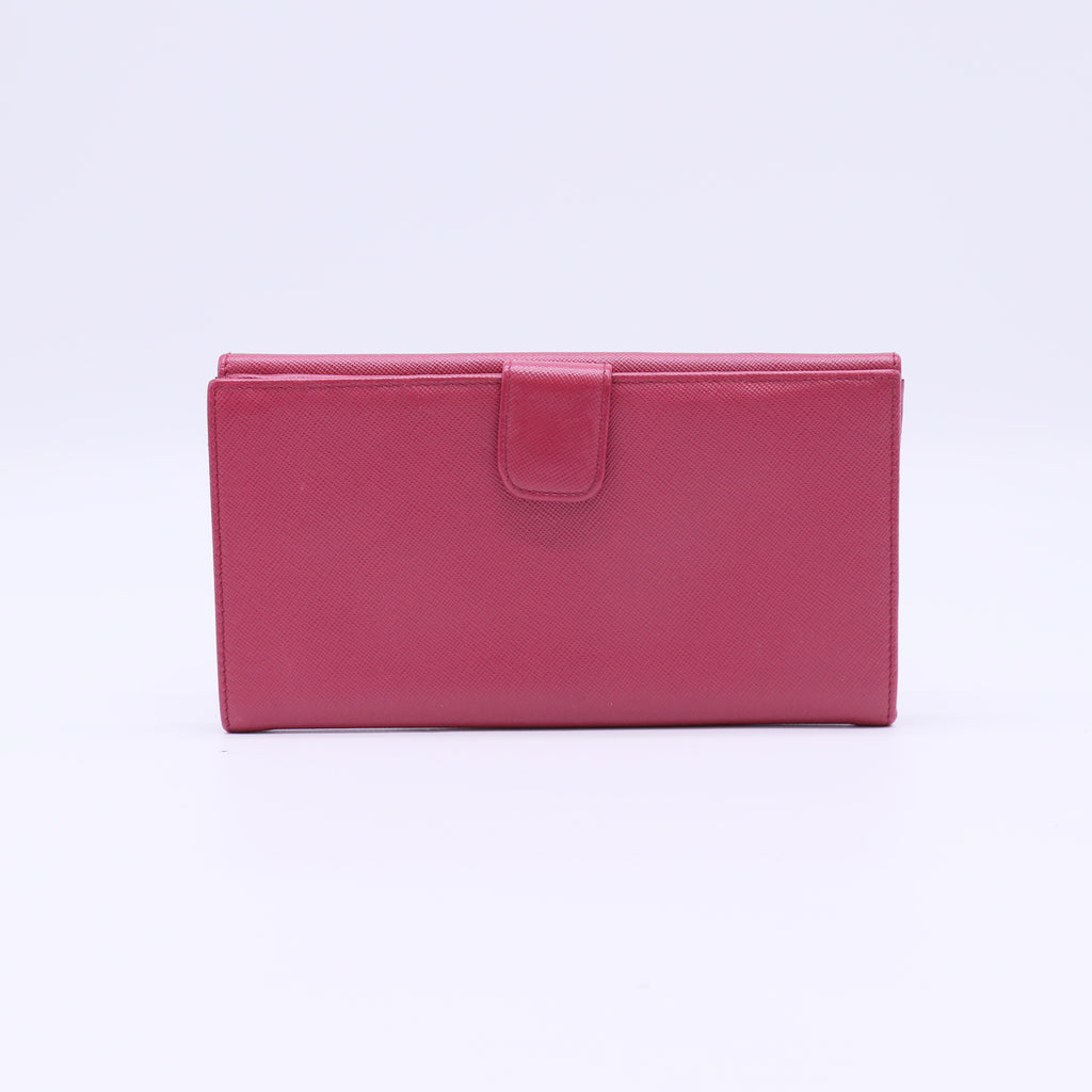 Prada Large Saffiano Leather Wallet W21792