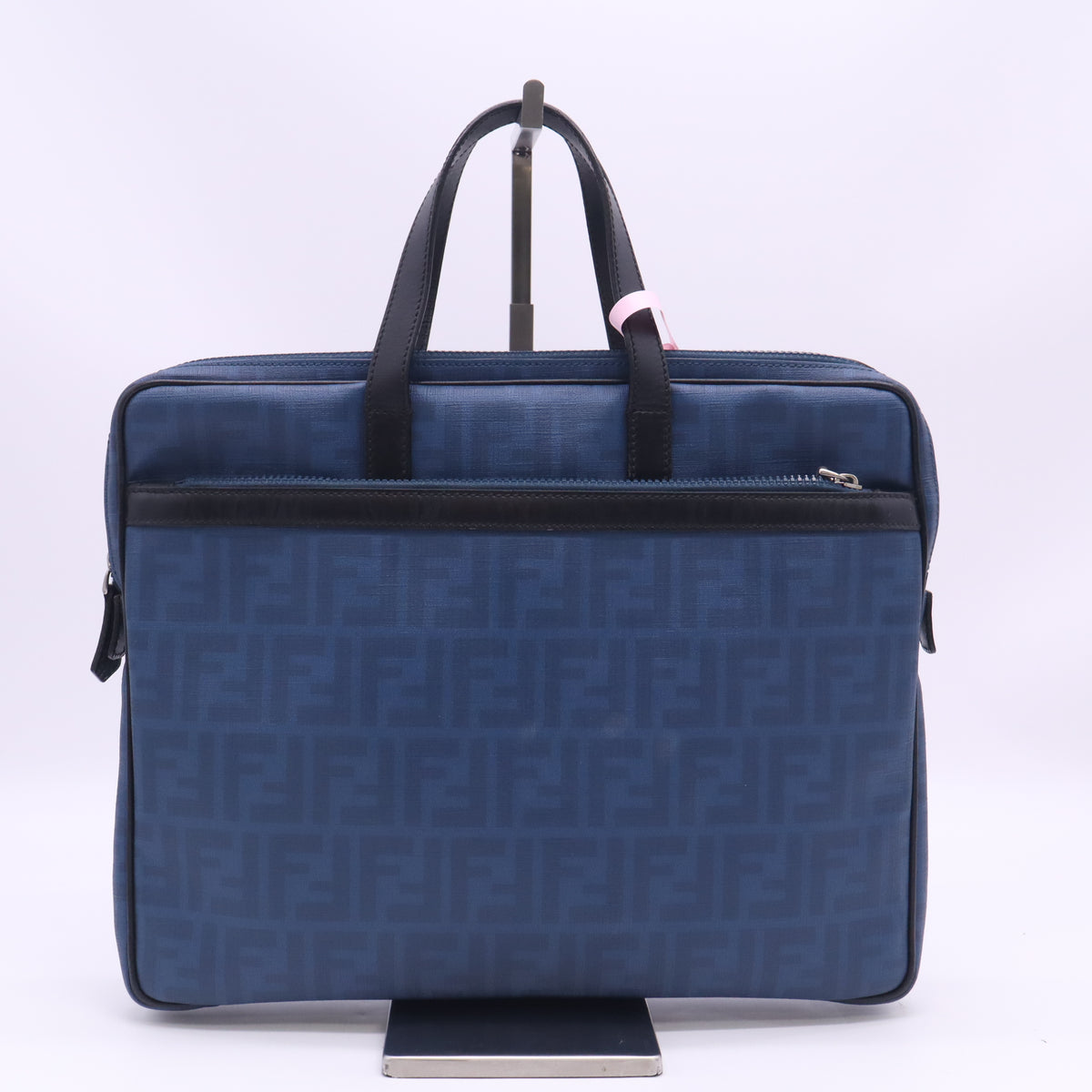 Fendi Zucca Spalmati Business Bag Twins LDJ6310
