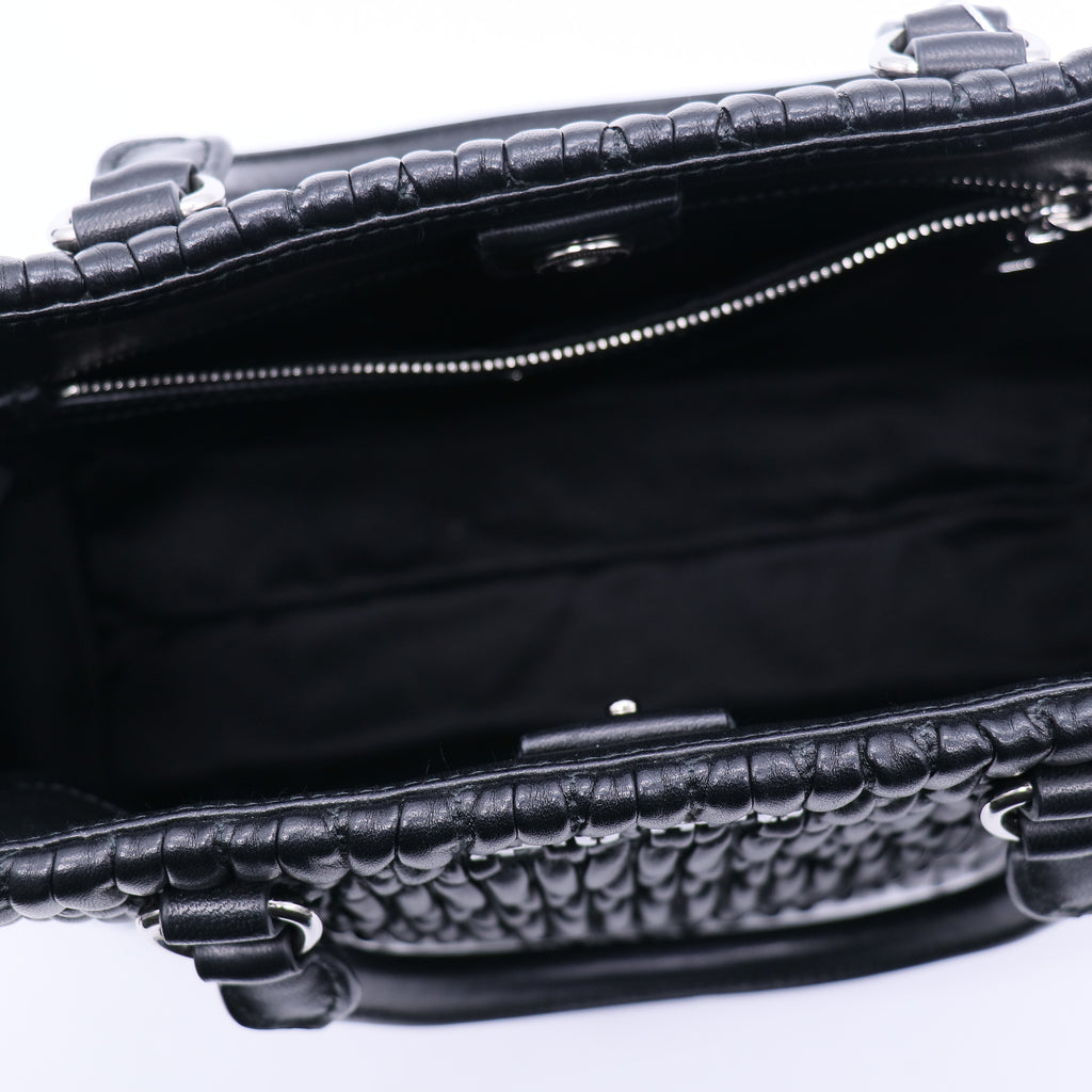 Crystal Convertible Tote Matelasse Leather Small Twins LDJ3781