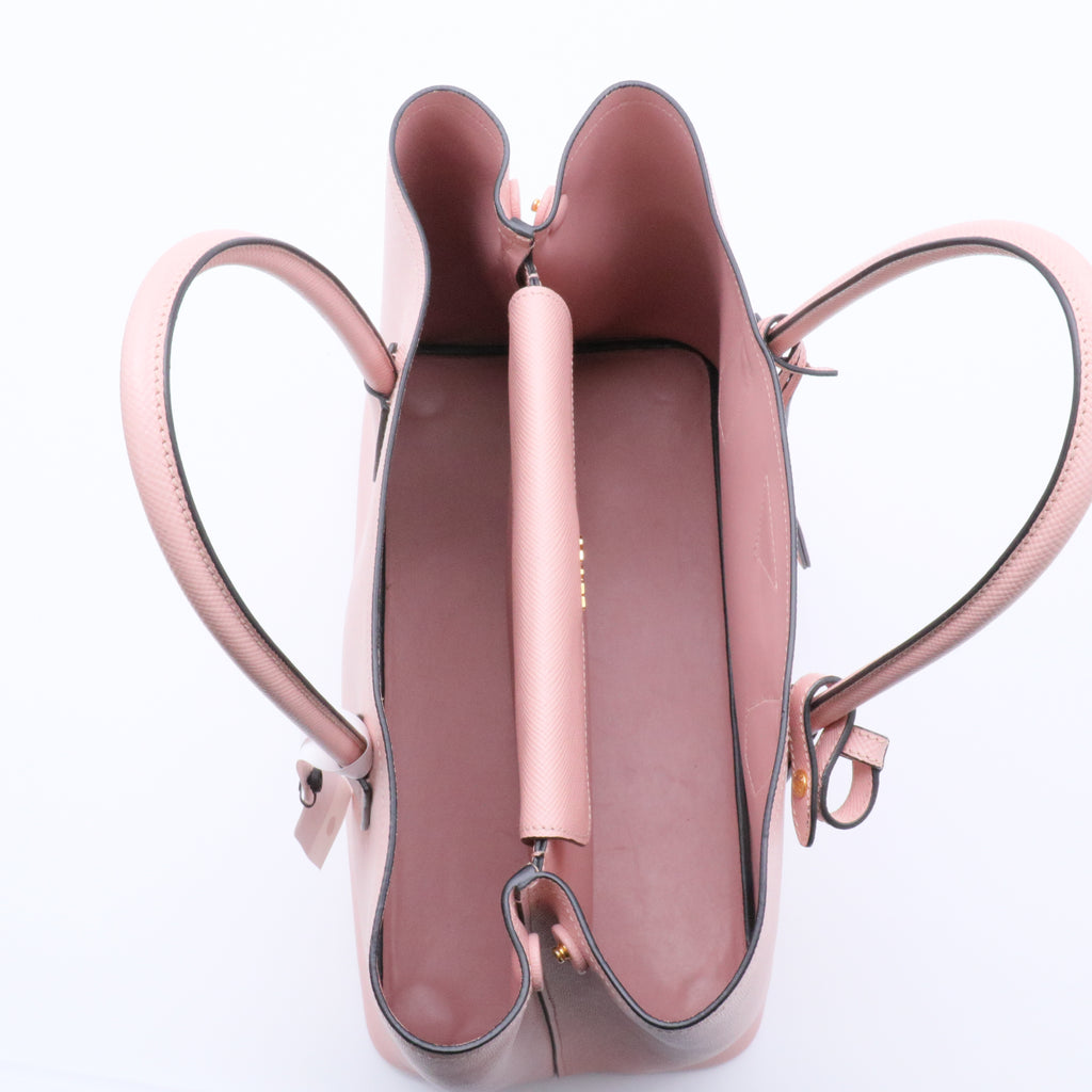 Saffiano Cuir Medium Double Bag twins