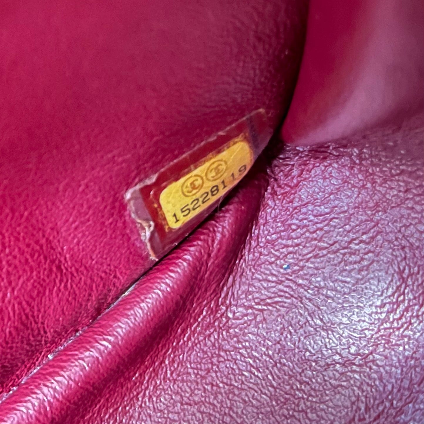 Patent Quilted Maxi Double Flap Red twins