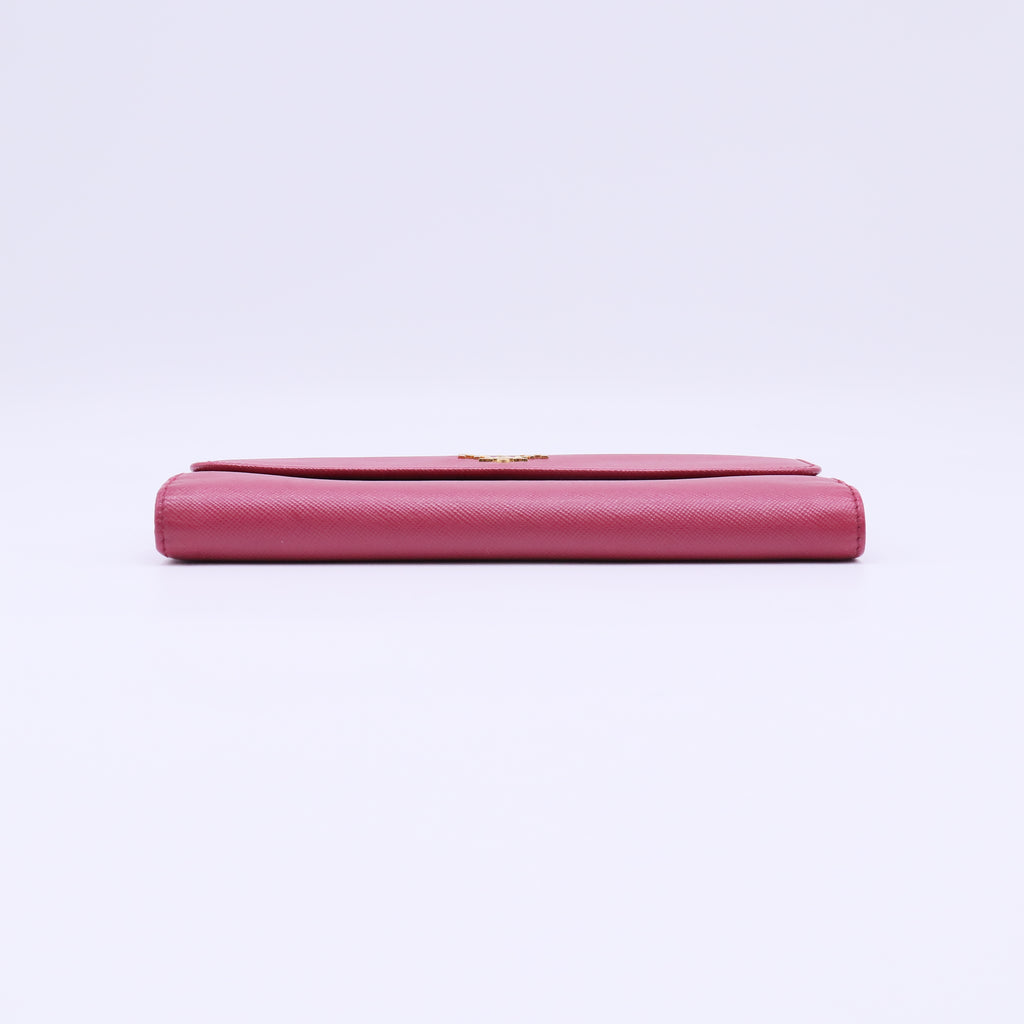Prada Large Saffiano Leather Wallet W21792
