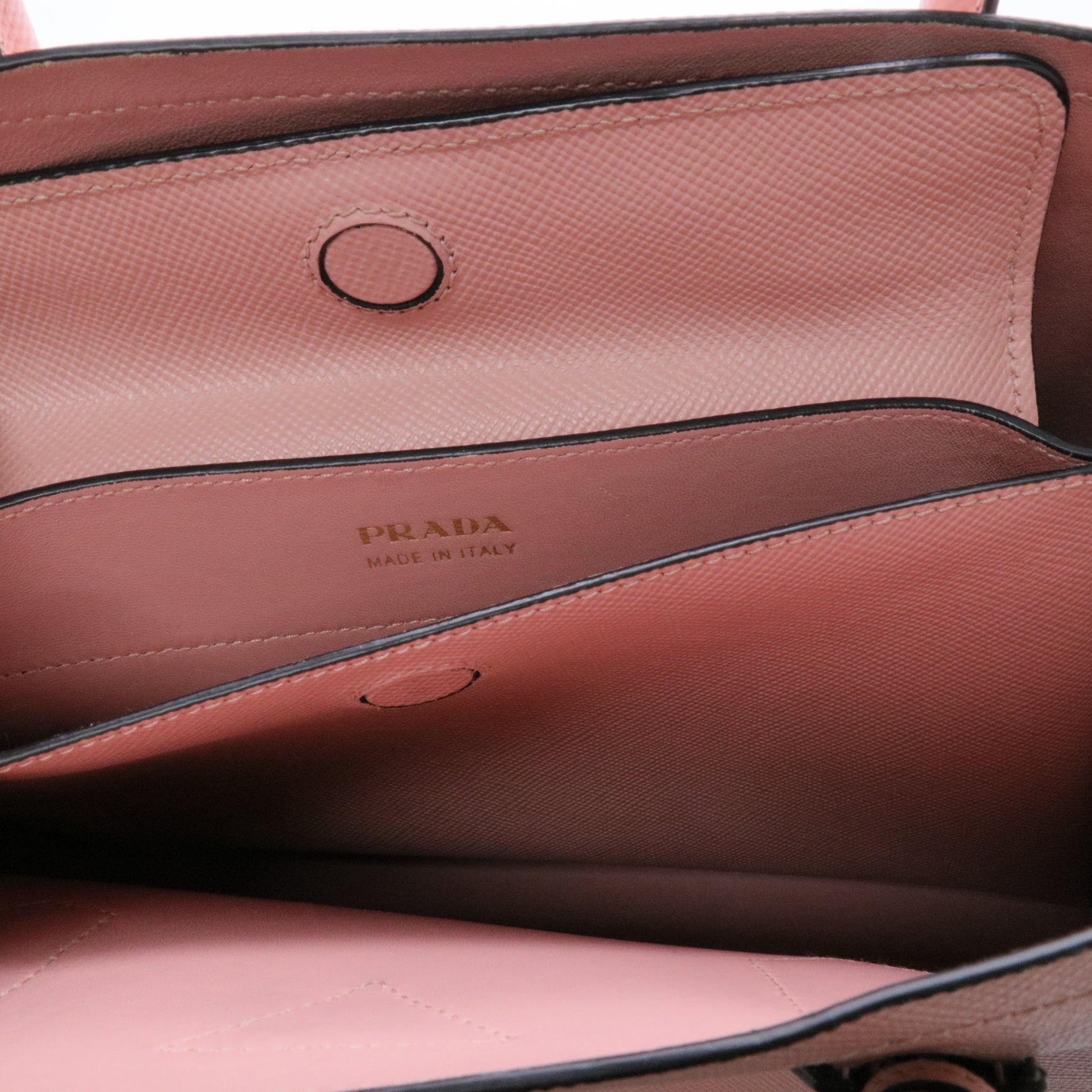 Saffiano Cuir Medium Double Bag twins