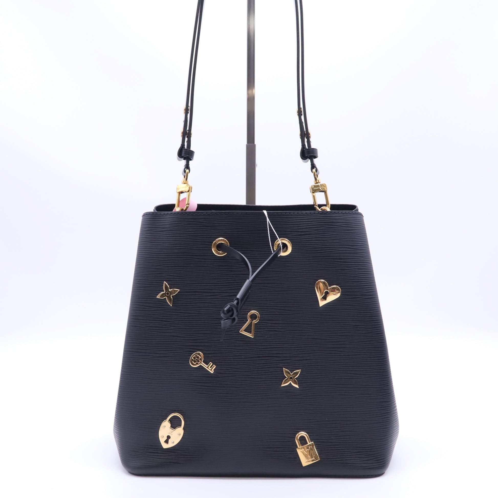 Louis Vuitton NeoNoe Handbag Love Lock Epi Leather Twins LDJ5257