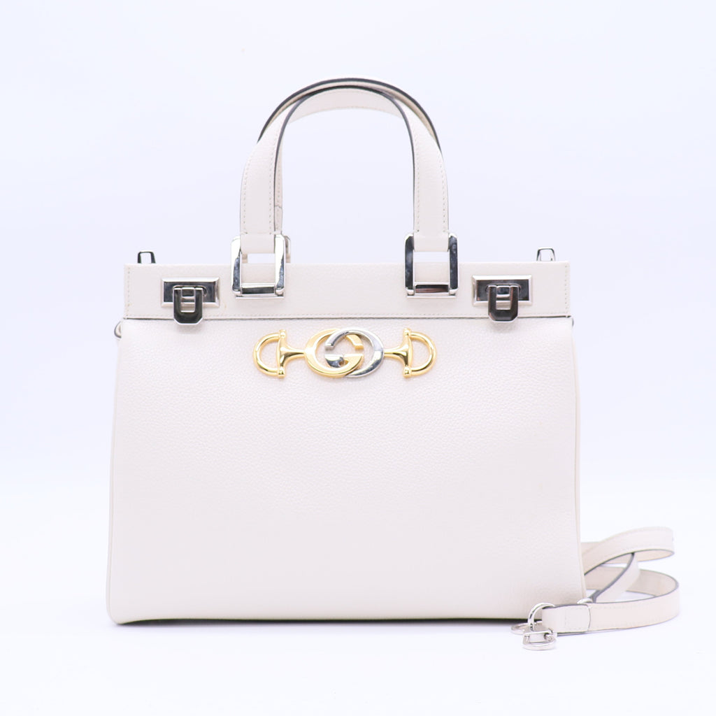 Zumi Top Handle Bag Leather Medium Twins LDJ3782