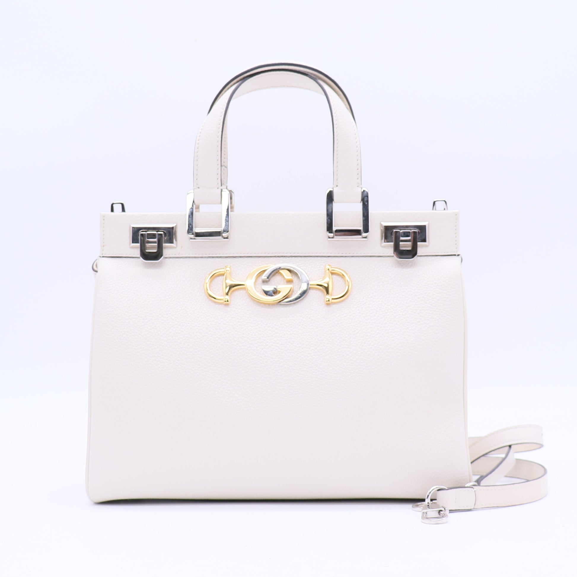 Zumi Top Handle Bag Leather Medium Twins LDJ3782