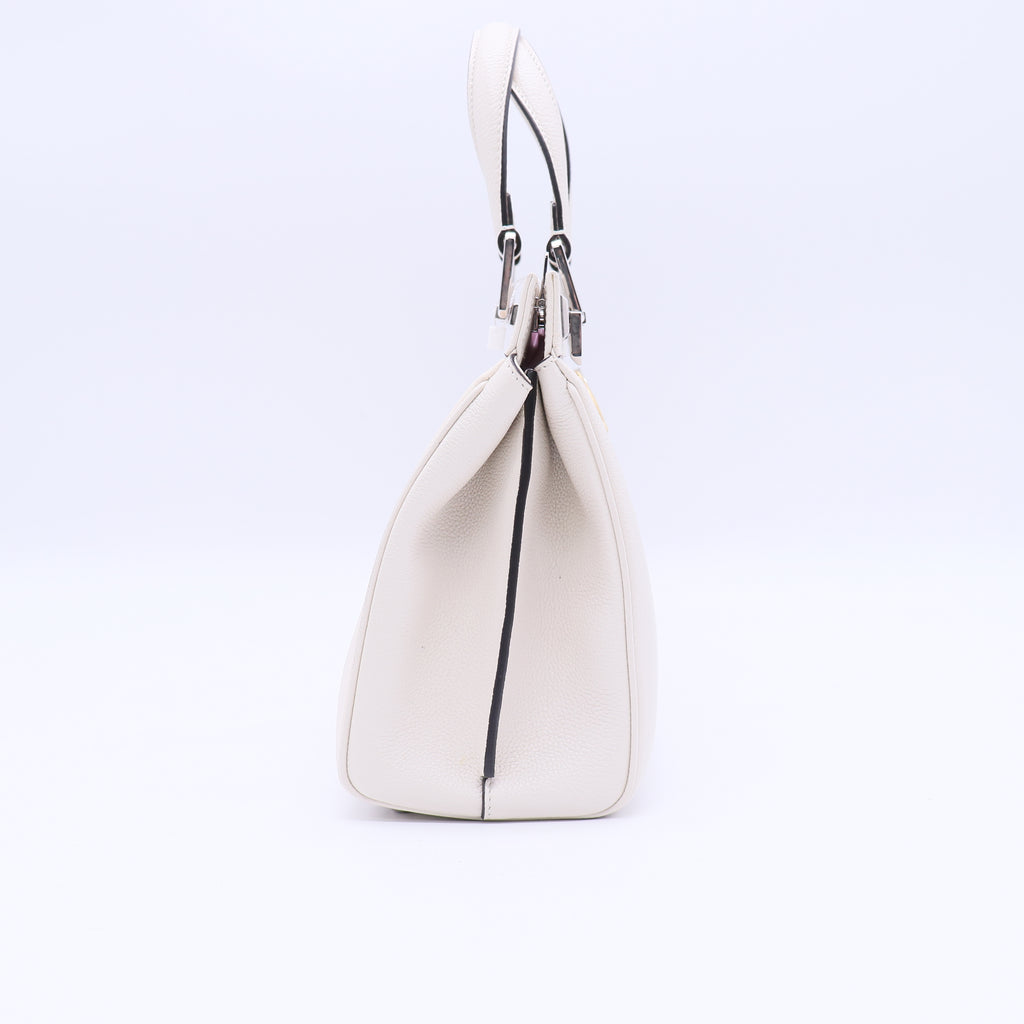 Zumi Top Handle Bag Leather Medium Twins LDJ3782