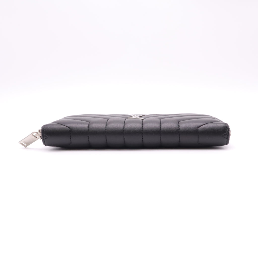 Loulou Zip Around Wallet Matelasse Chevron Leather Long W22062