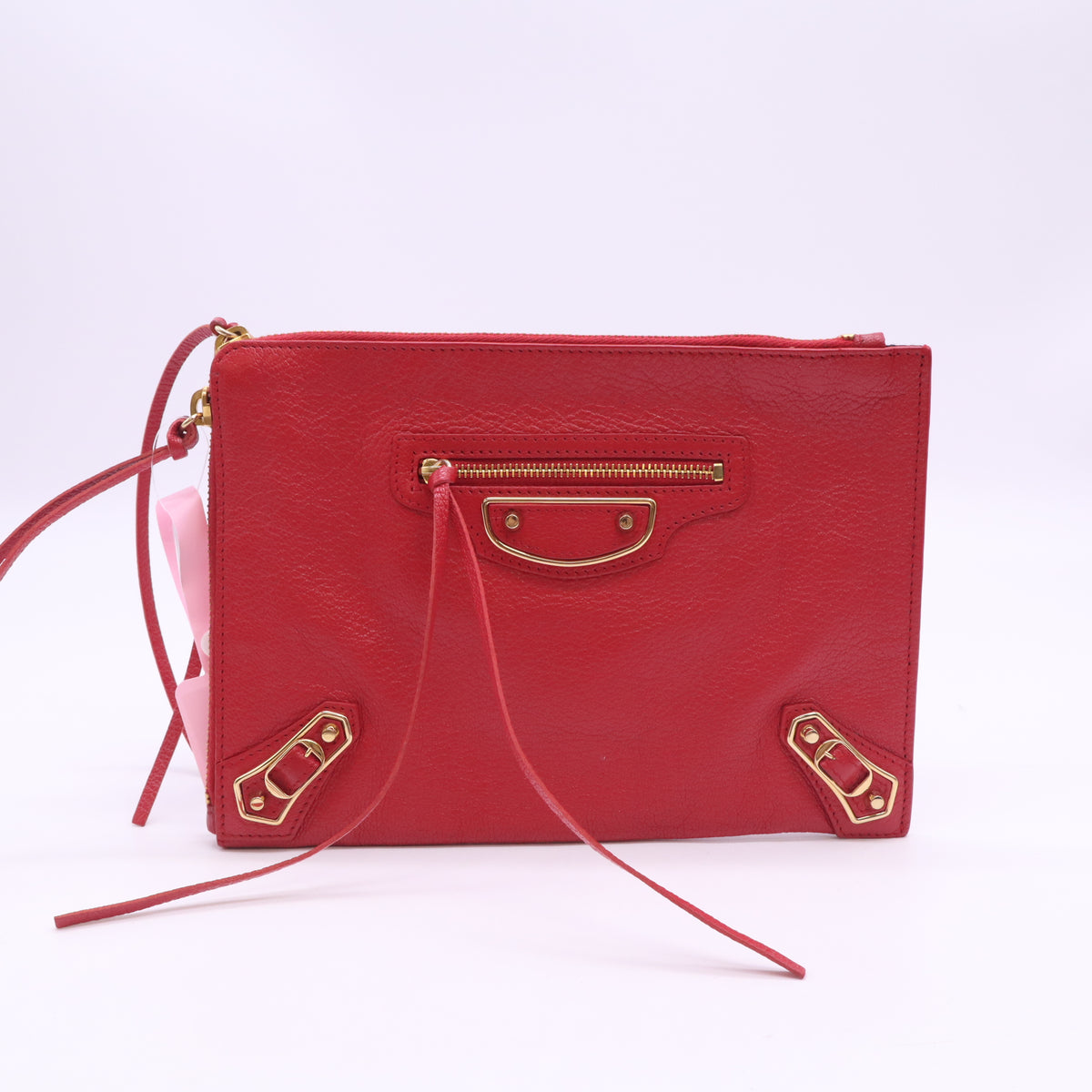 Balenciaga Classic Metallic Edge City Clip Clutch Bag Twins LDJ6339