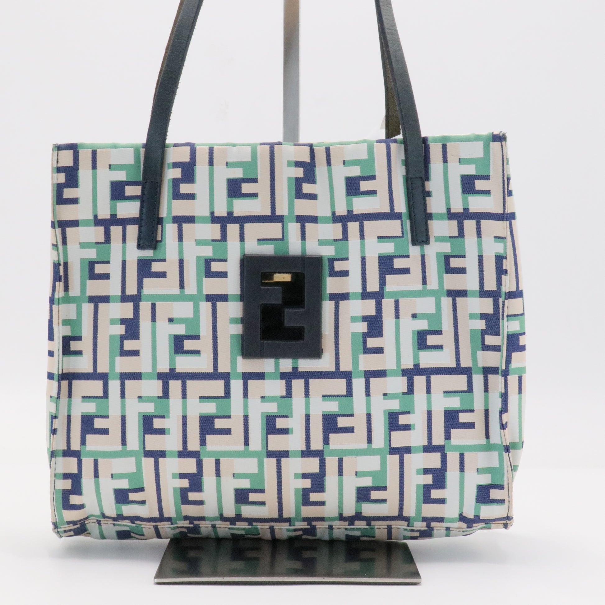 Blue Zucca Canvas Tote Nylon Leather