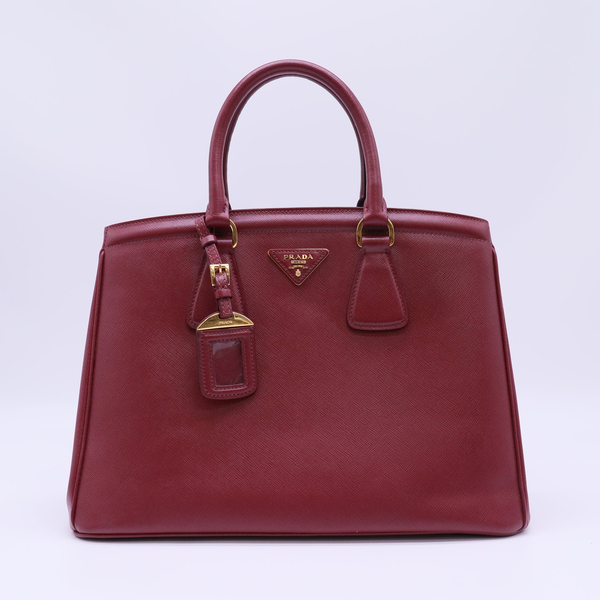 Prada Saffiano Lux Leather Parabole Tote B22023