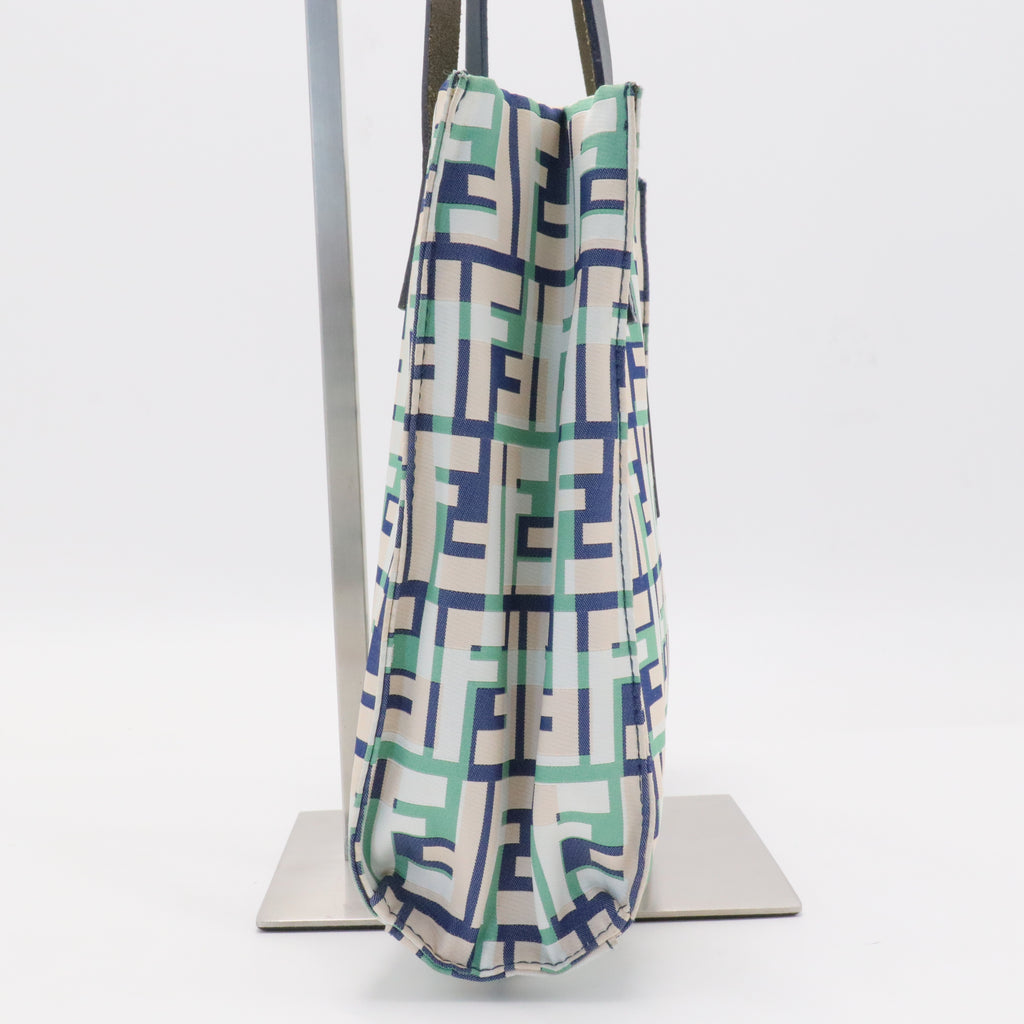 Blue Zucca Canvas Tote Nylon Leather