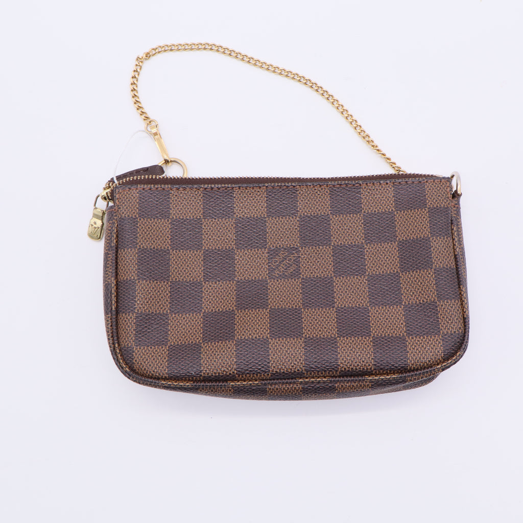 Damier Canvas Large Accessories Pochette Bag Twins