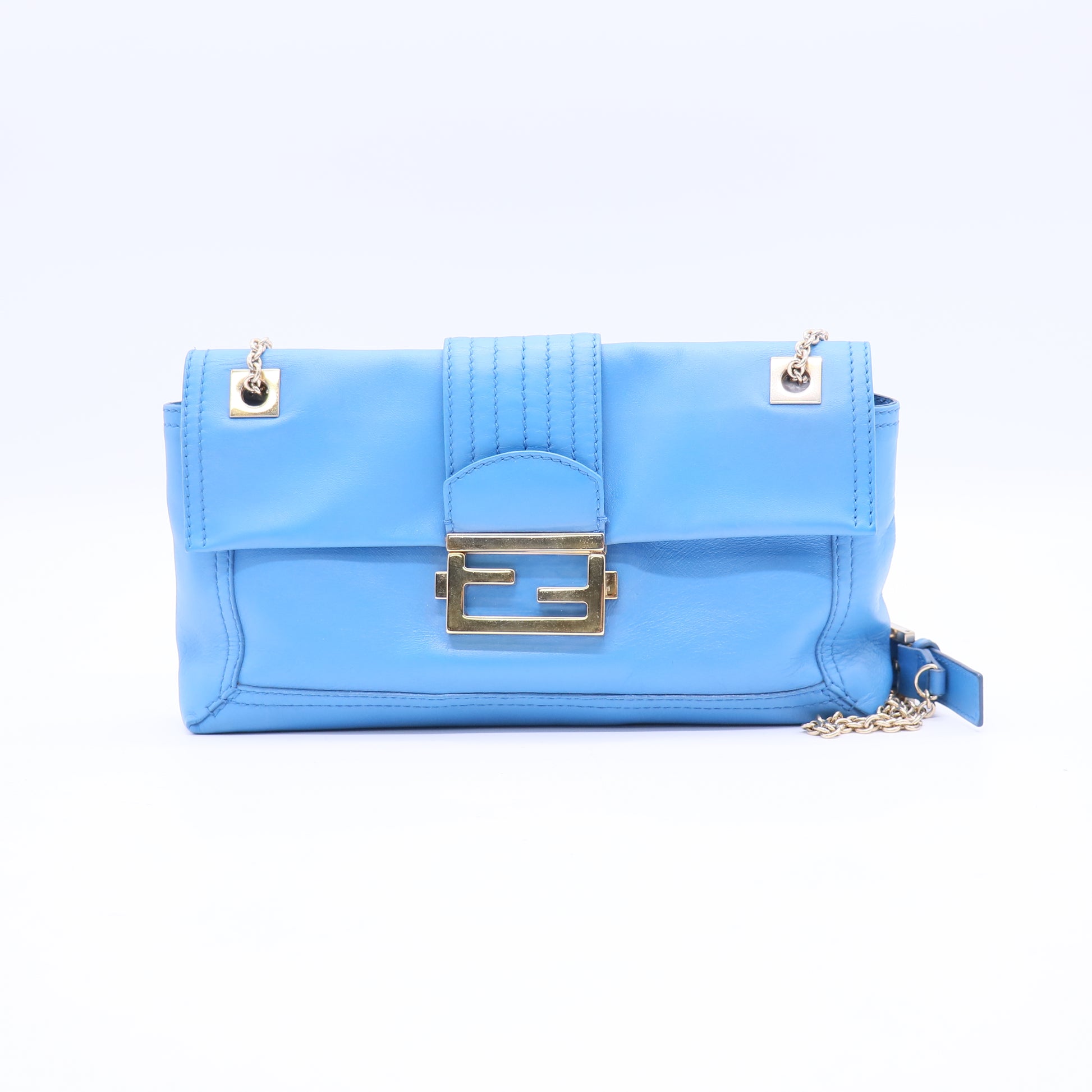 Chain Baguette Charm Bag Zucca Twins B20819