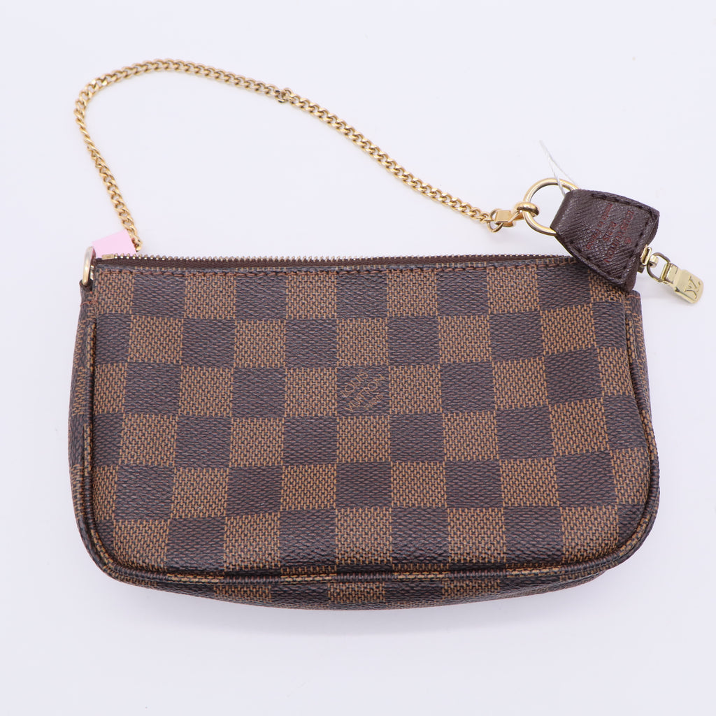 Damier Canvas Large Accessories Pochette Bag Twins
