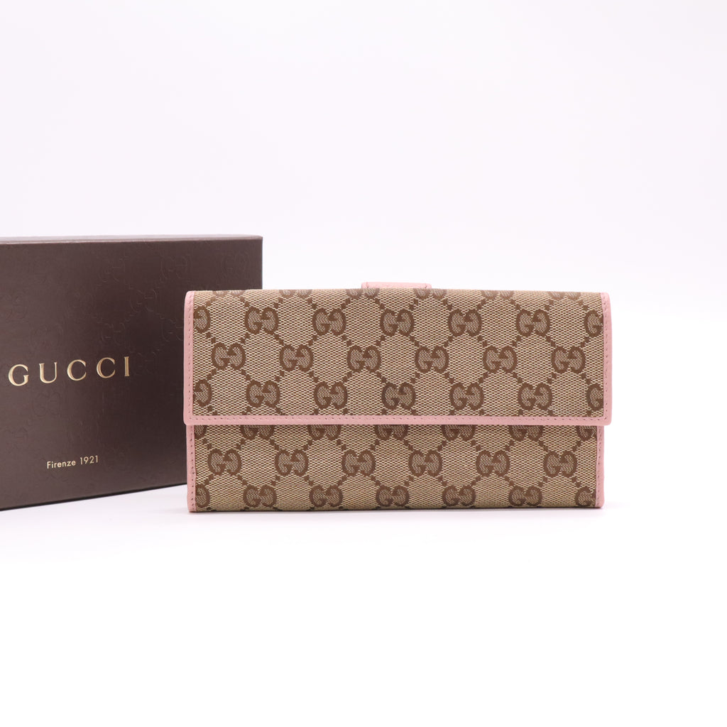 Gucci GG Canvas Continental Wallet W22070