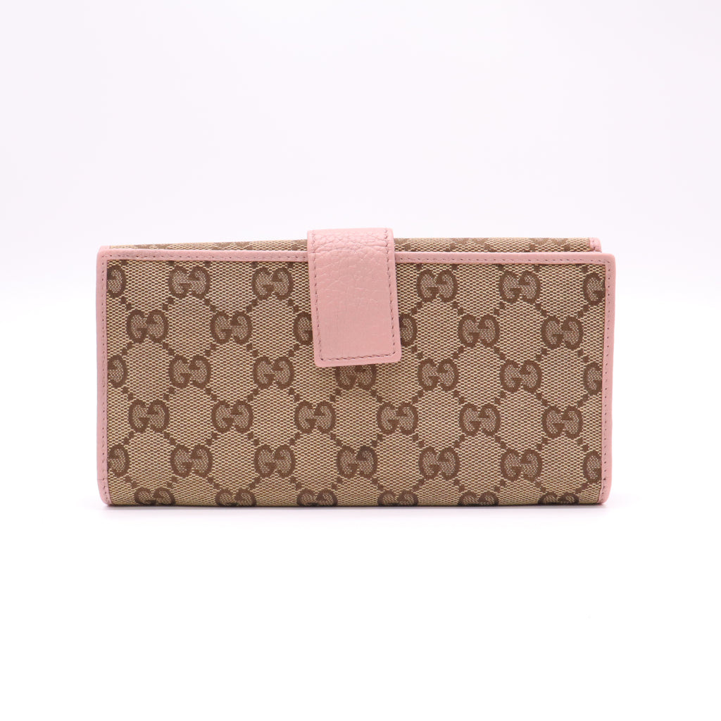 Gucci GG Canvas Continental Wallet W22070