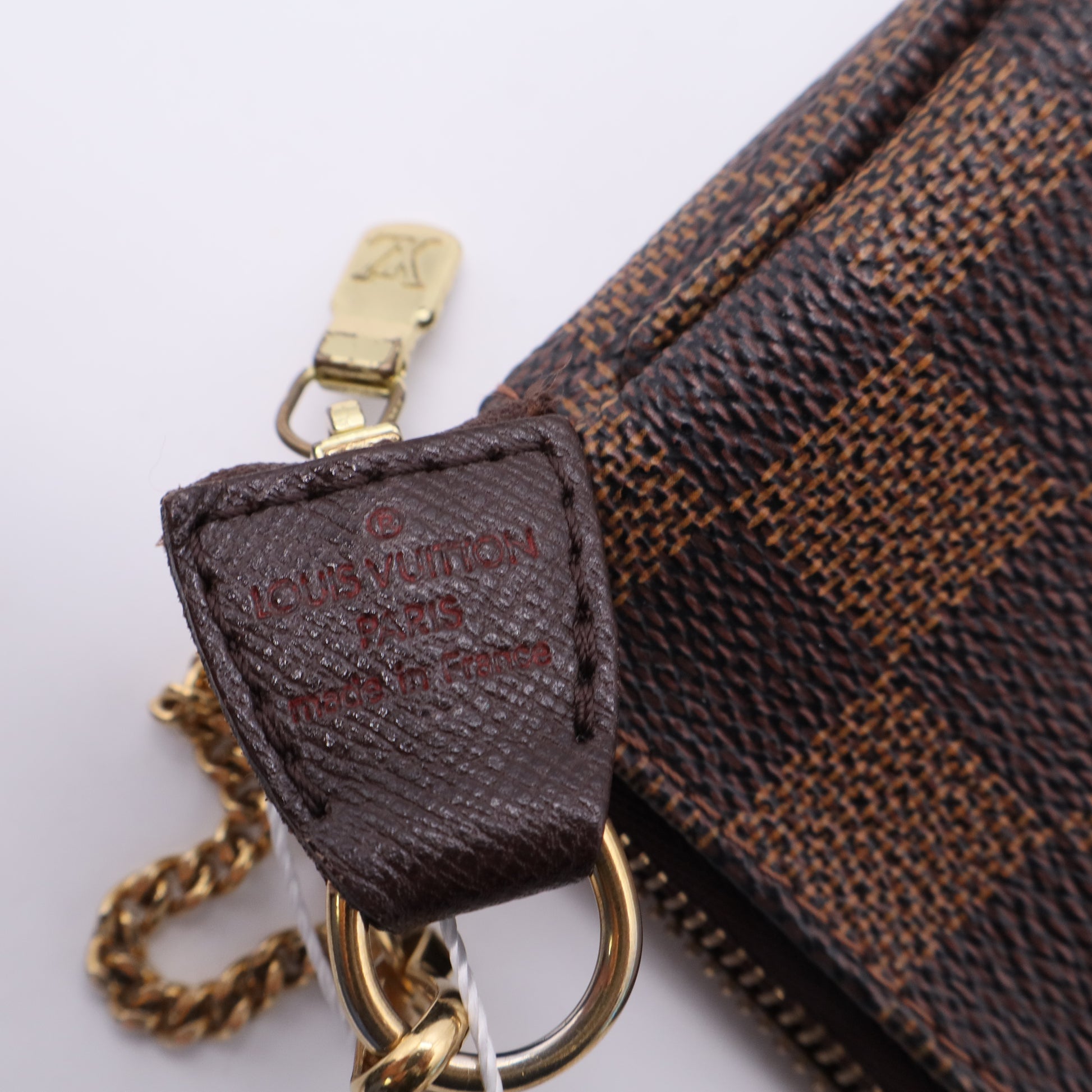 Damier Canvas Large Accessories Pochette Bag Twins