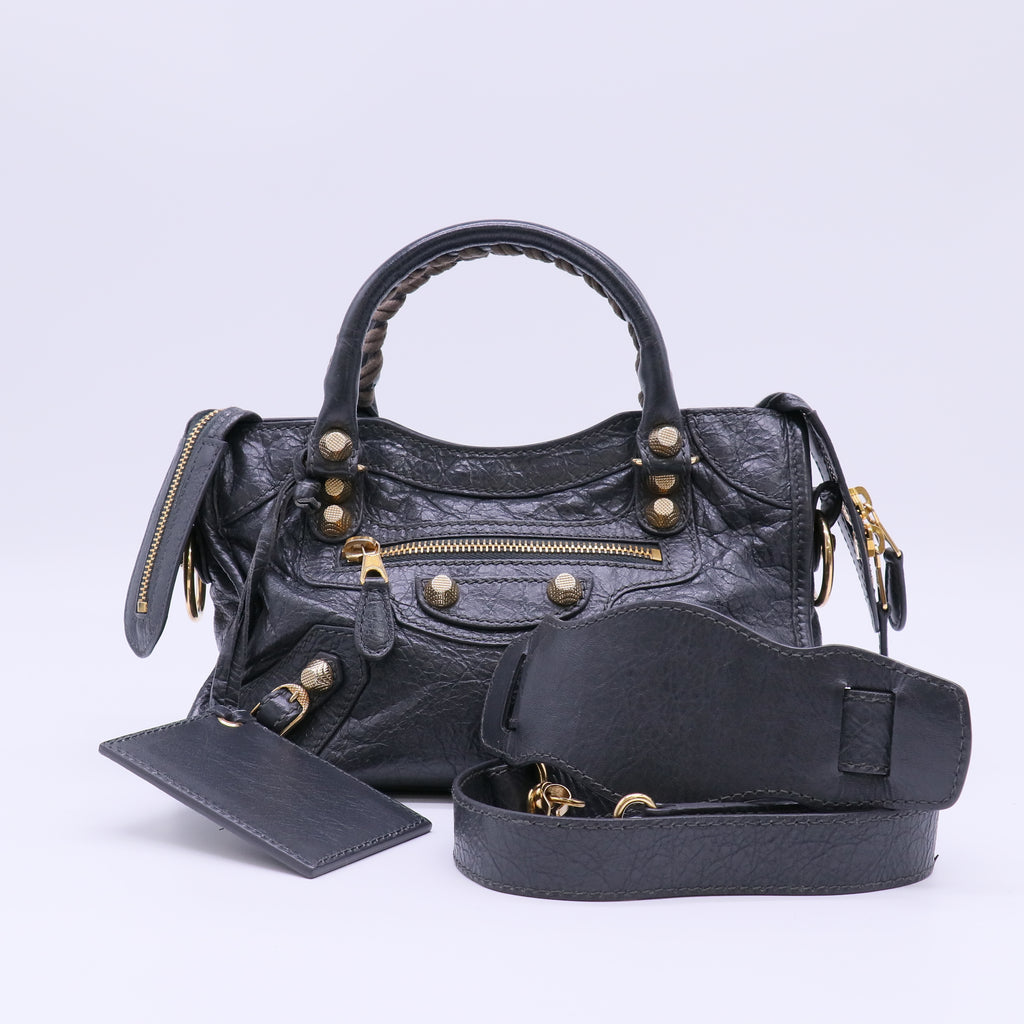 Balenciaga Giant 12 Gold Mini City Bag B22250