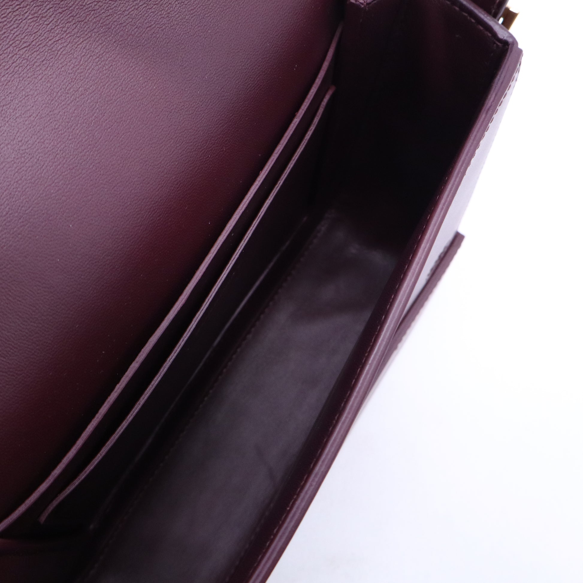 Burberry Open Box - Oxblood Leather Small Grace Crossbody Bag twins B20730
