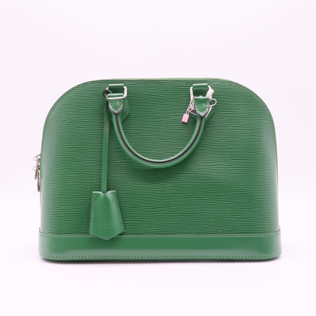 Leather Alma Epi Handbag PM twins