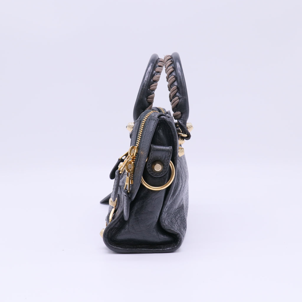 Balenciaga Giant 12 Gold Mini City Bag B22250
