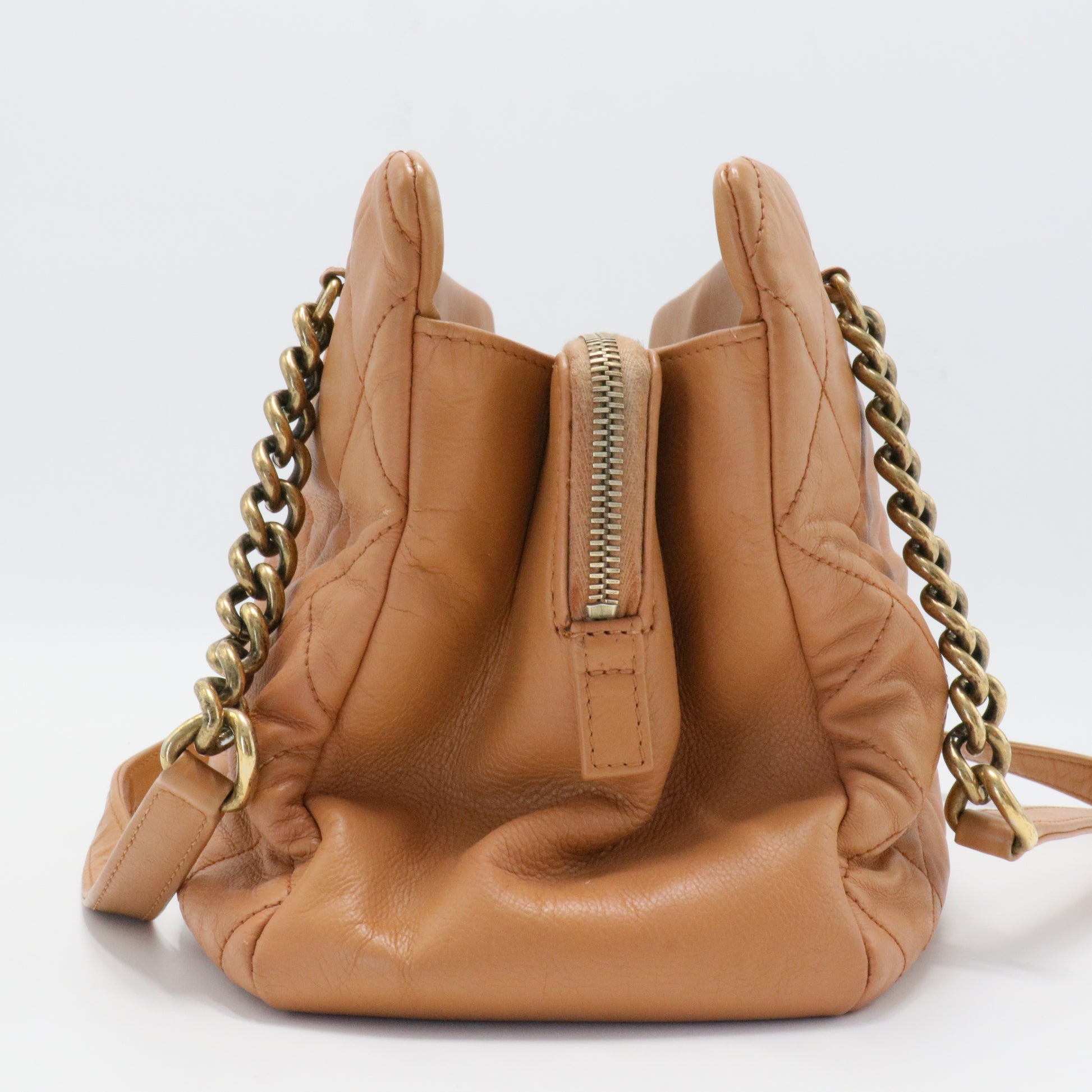 CC Crown Tote Quilted Leather Medium