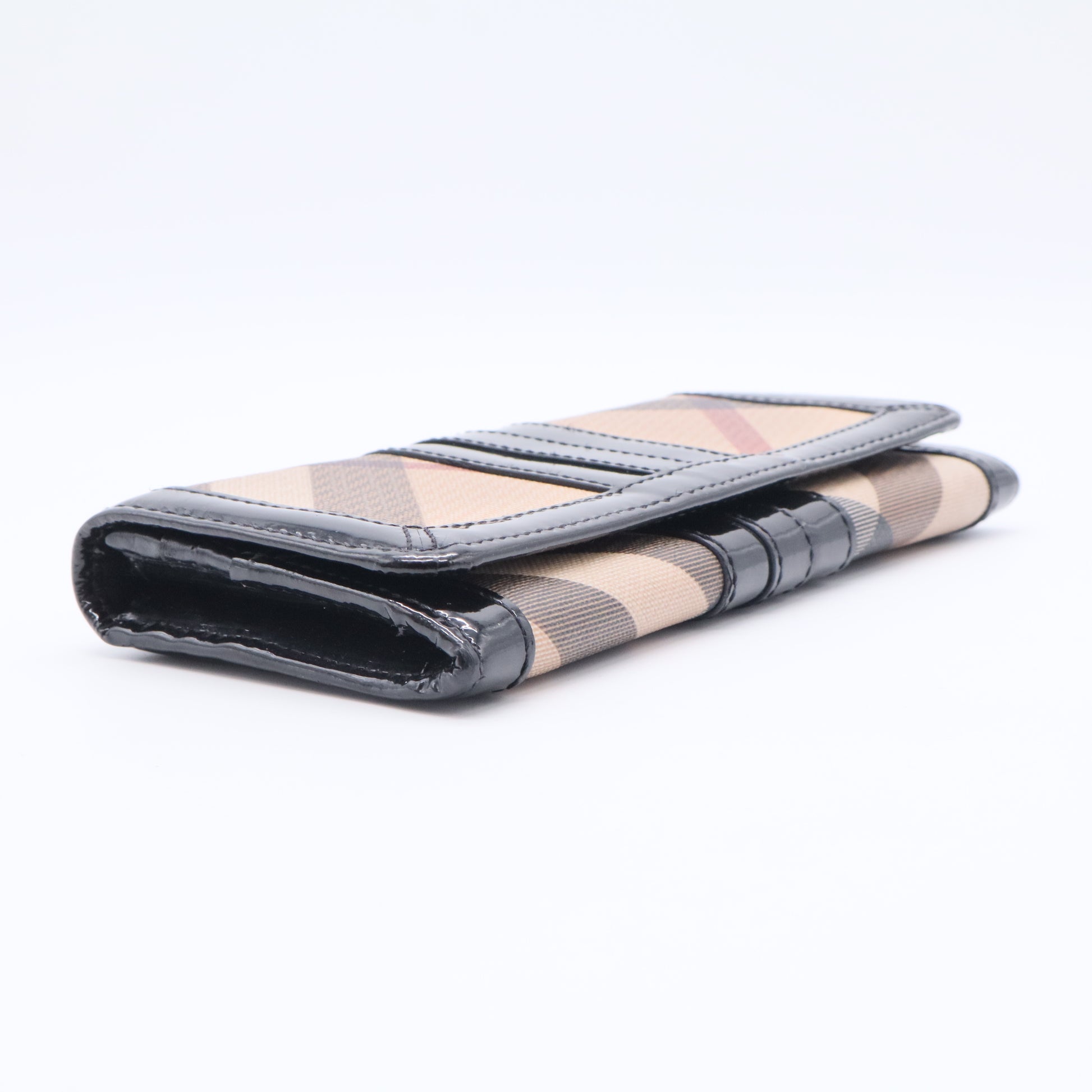 Supernova Check Coated Canvas Continental Wallet