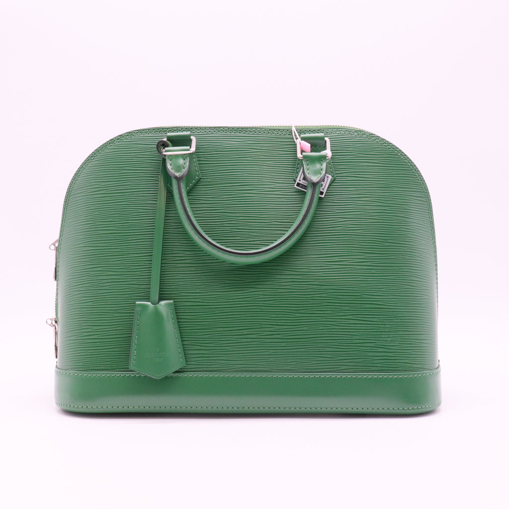 Leather Alma Epi Handbag PM twins