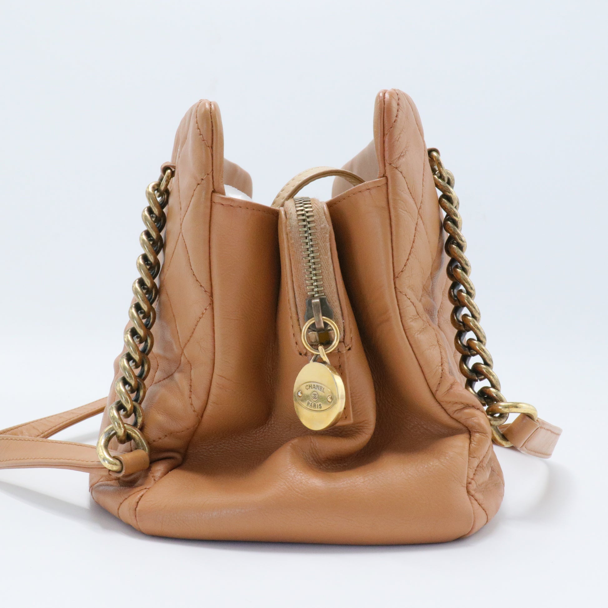 CC Crown Tote Quilted Leather Medium