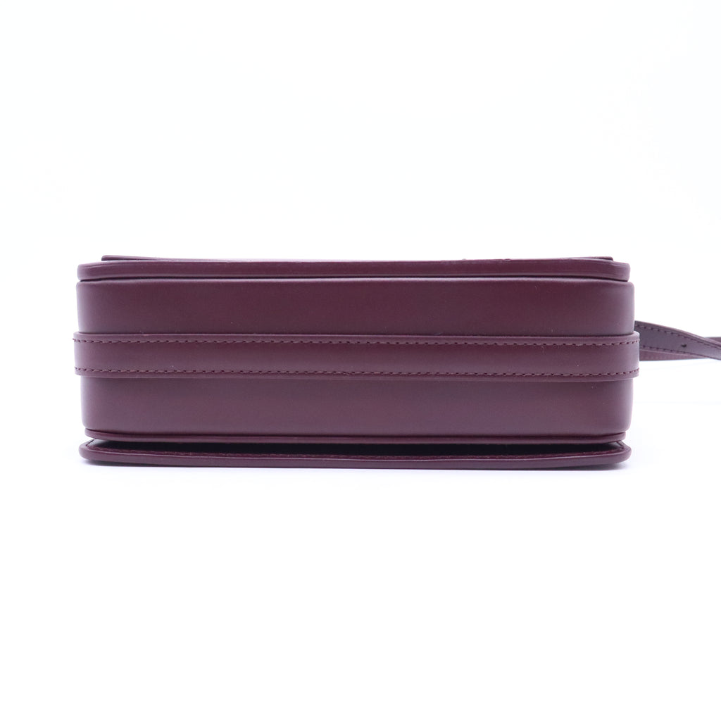 Burberry Open Box - Oxblood Leather Small Grace Crossbody Bag twins B20730