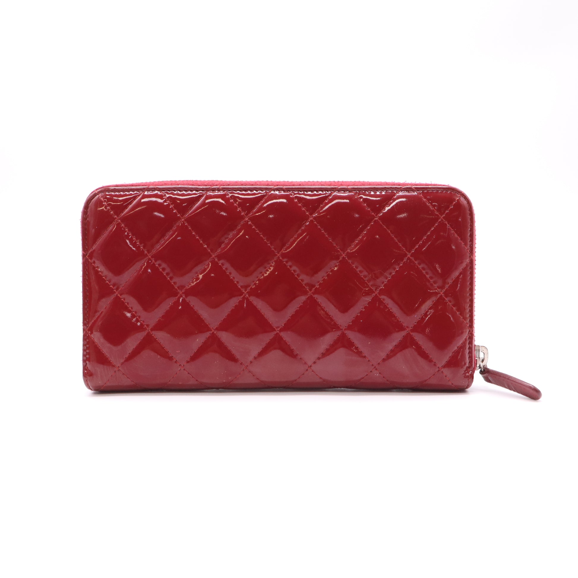 Chanel Patent Quilted Brilliant Zip W22021