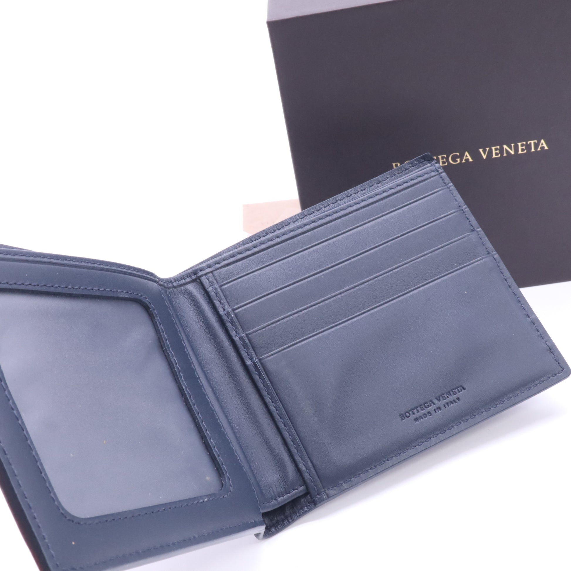 Bottega Veneta Nappa Intrecciato Bi-Fold Wallet Twins W22872