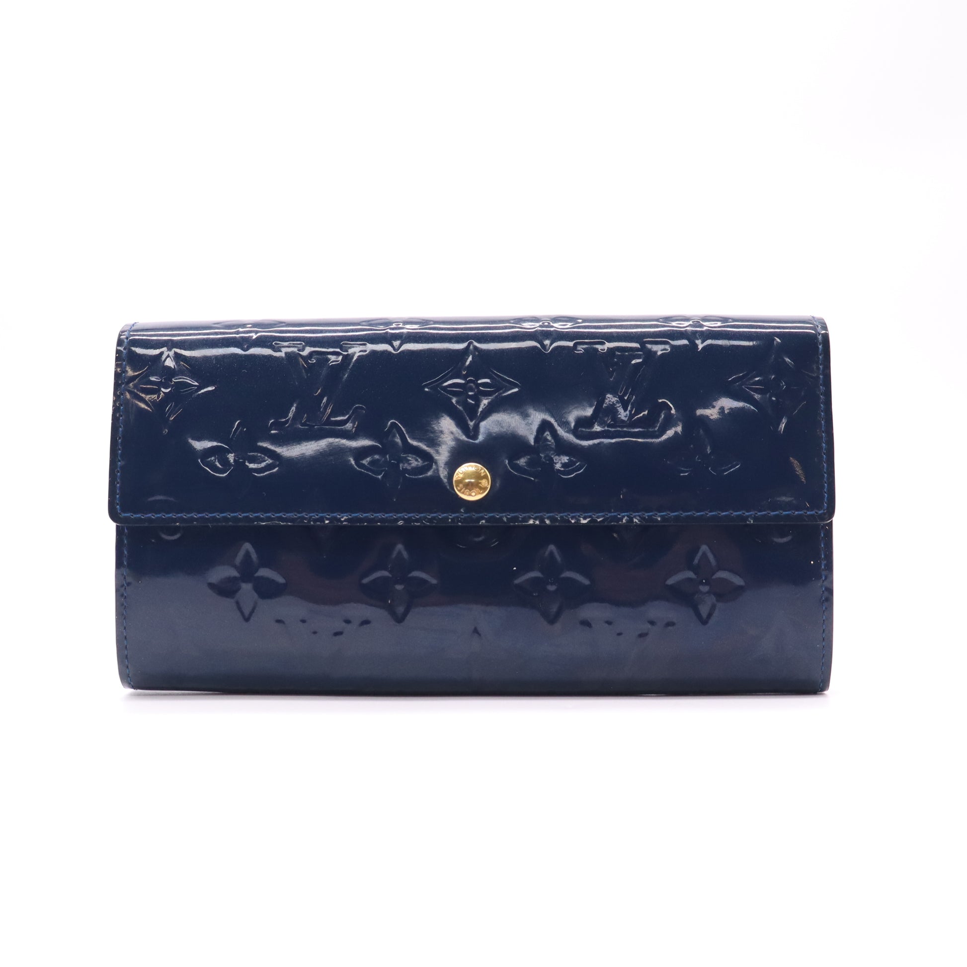 Louis Vuitton Monogram Vernis Sarah Wallet W22038