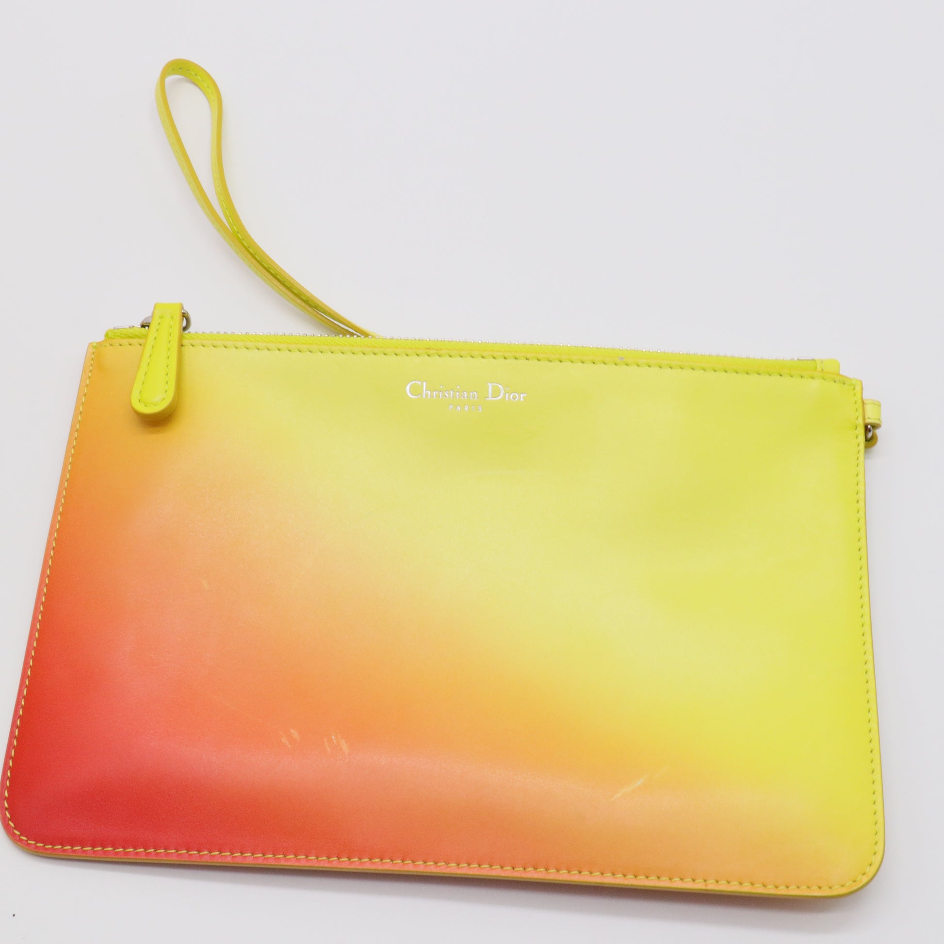 Lady Dior Bag Ombre Leather Medium twins