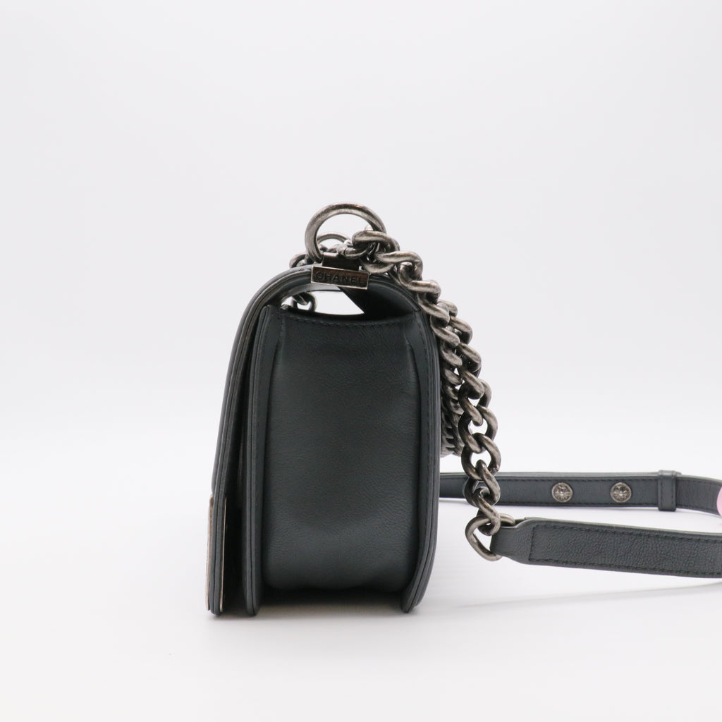 Boy Flap Bag Quilted Lambskin Old Medium twins