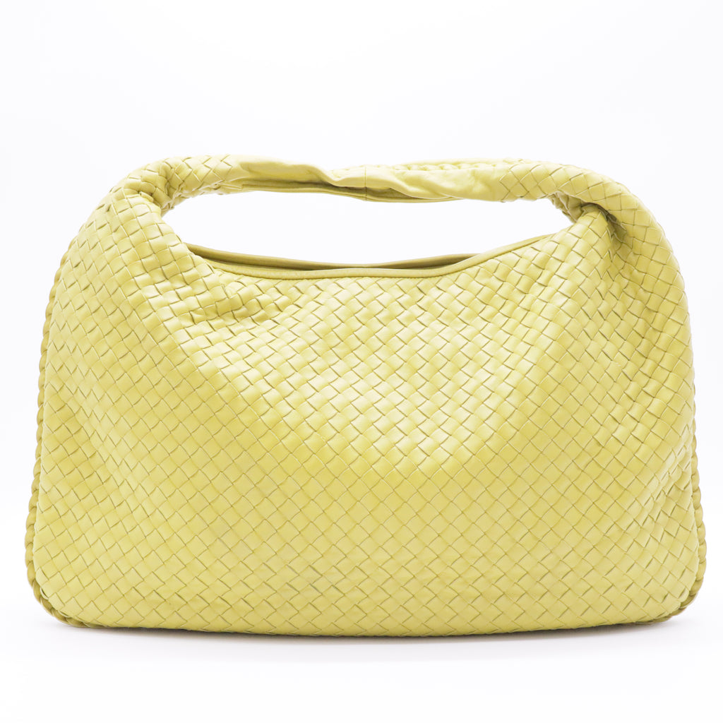 Nappa Intrecciato Large Veneta Hobo Yellow