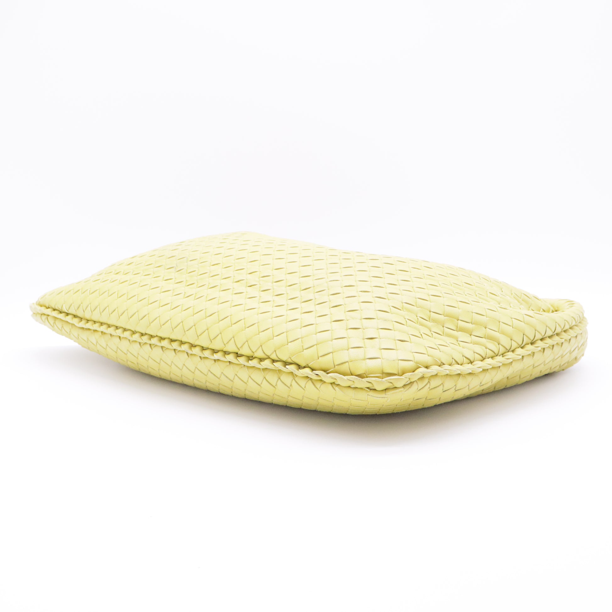 Nappa Intrecciato Large Veneta Hobo Yellow