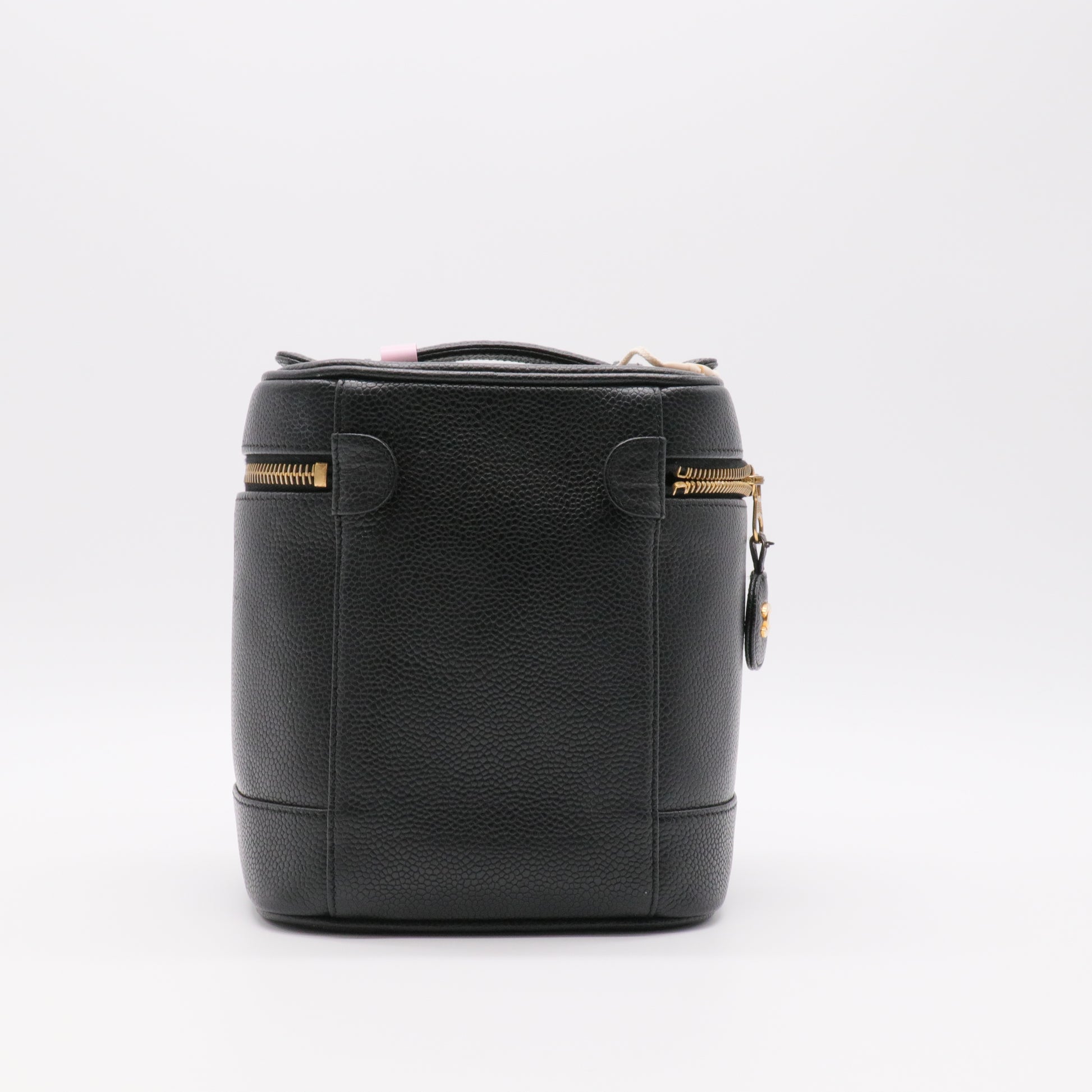 Caviar Cosmetic Vanity Bag Black twins