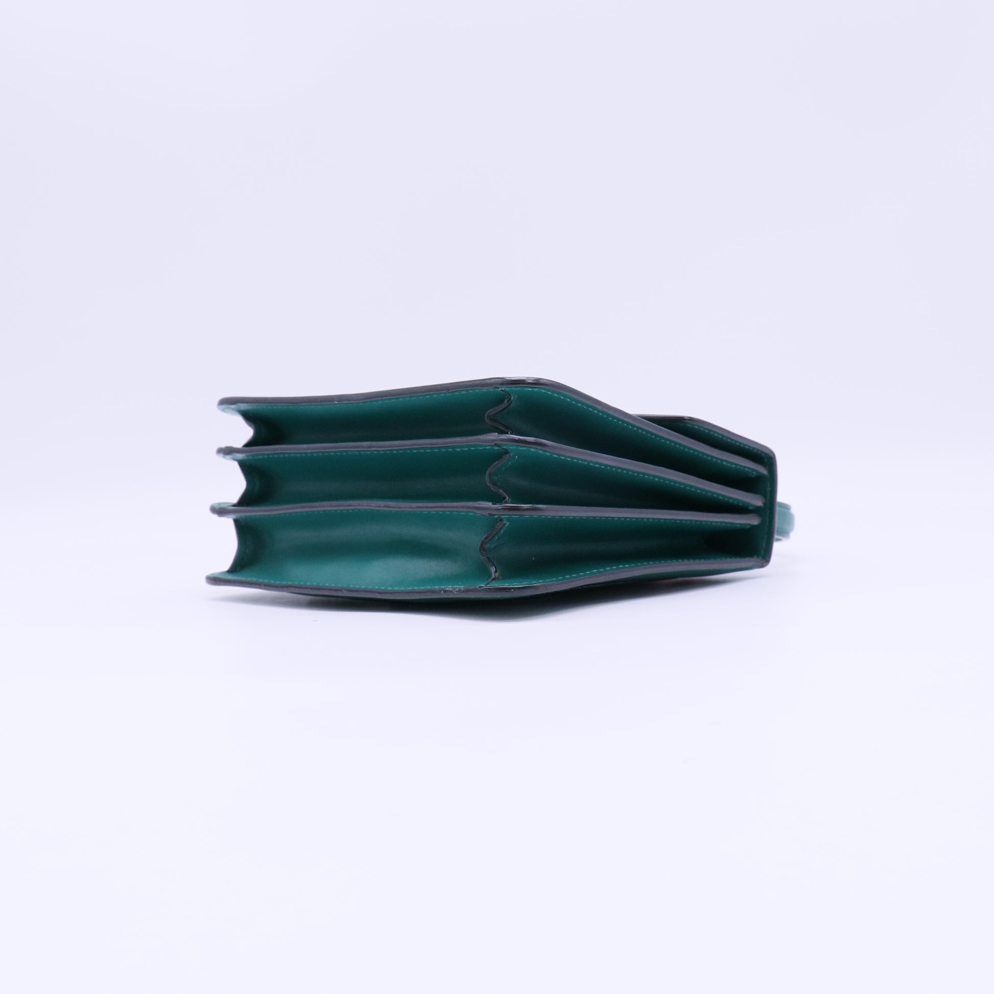 Bvlgari Calfskin Serpenti Forever Top Handle Emerald Green twins LDJ4620
